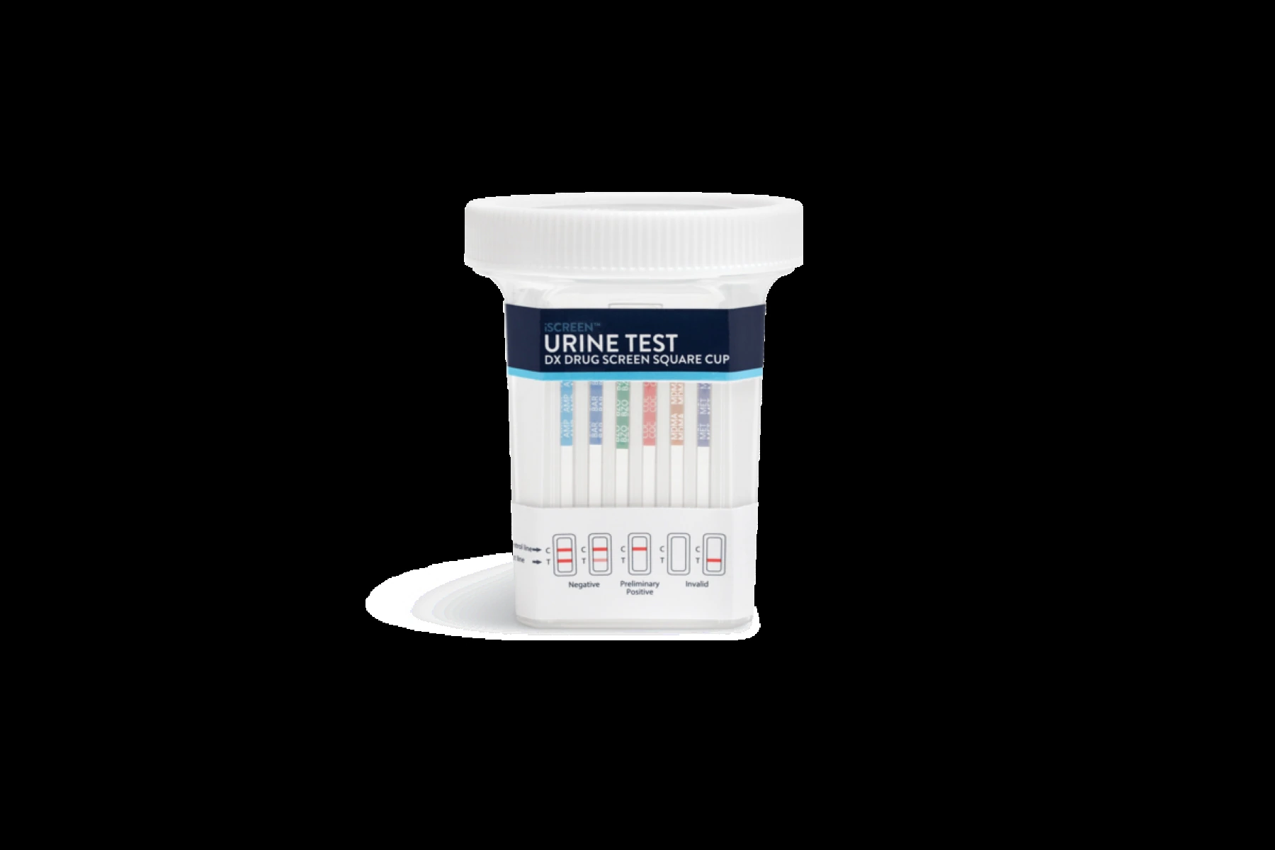 iScreen Dx 14 Panel Drug Screen Cup, CLIA Waived, 25/Box - iScreen Dx 14PNL Drug Cup - Image 1