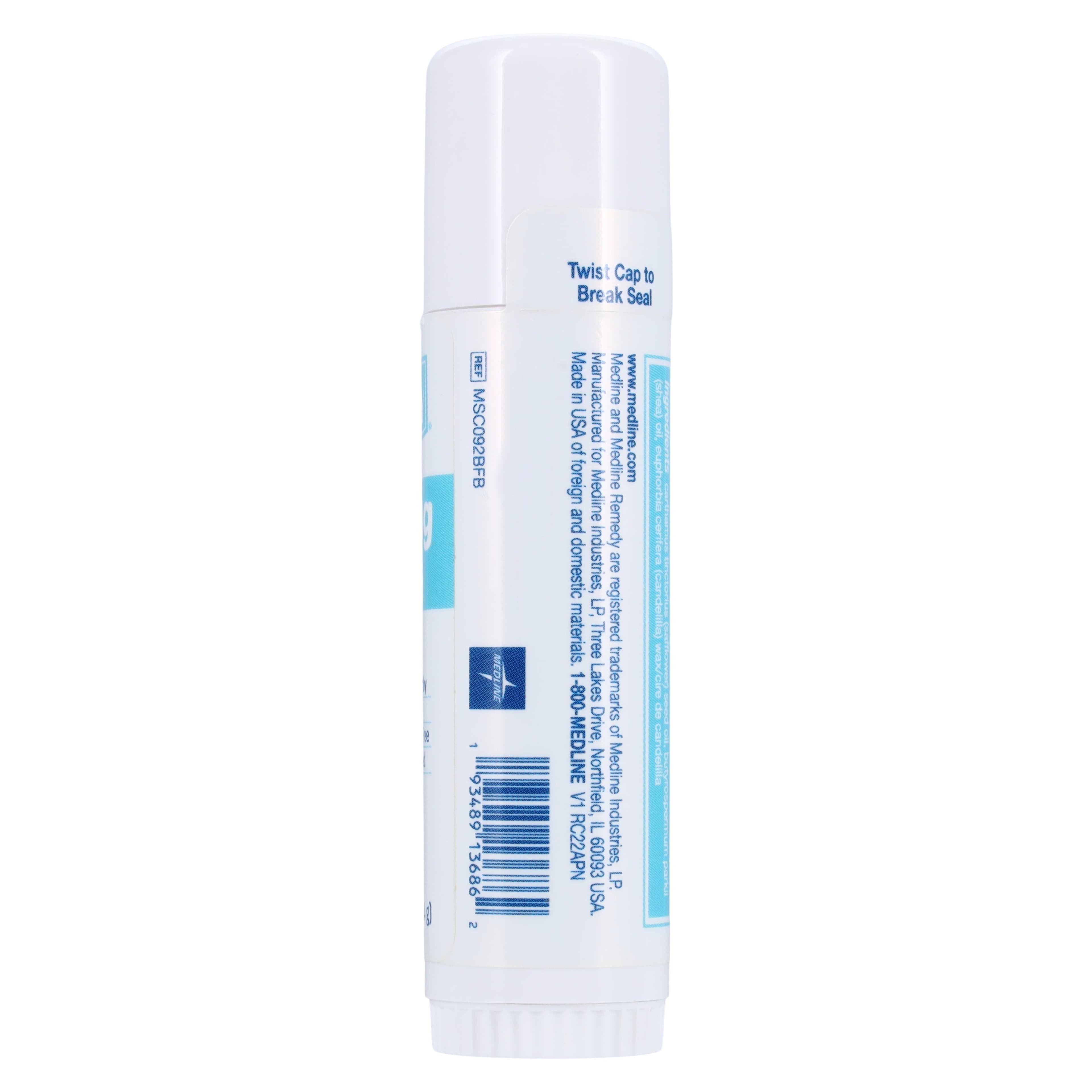 Medline Remedy Nursing Balm, Unscented, Hypoallergenic, Lanolin-Free, Paraben-Free, Latex-Free, 0.5 oz Tube, 50/Case thumbnail 3