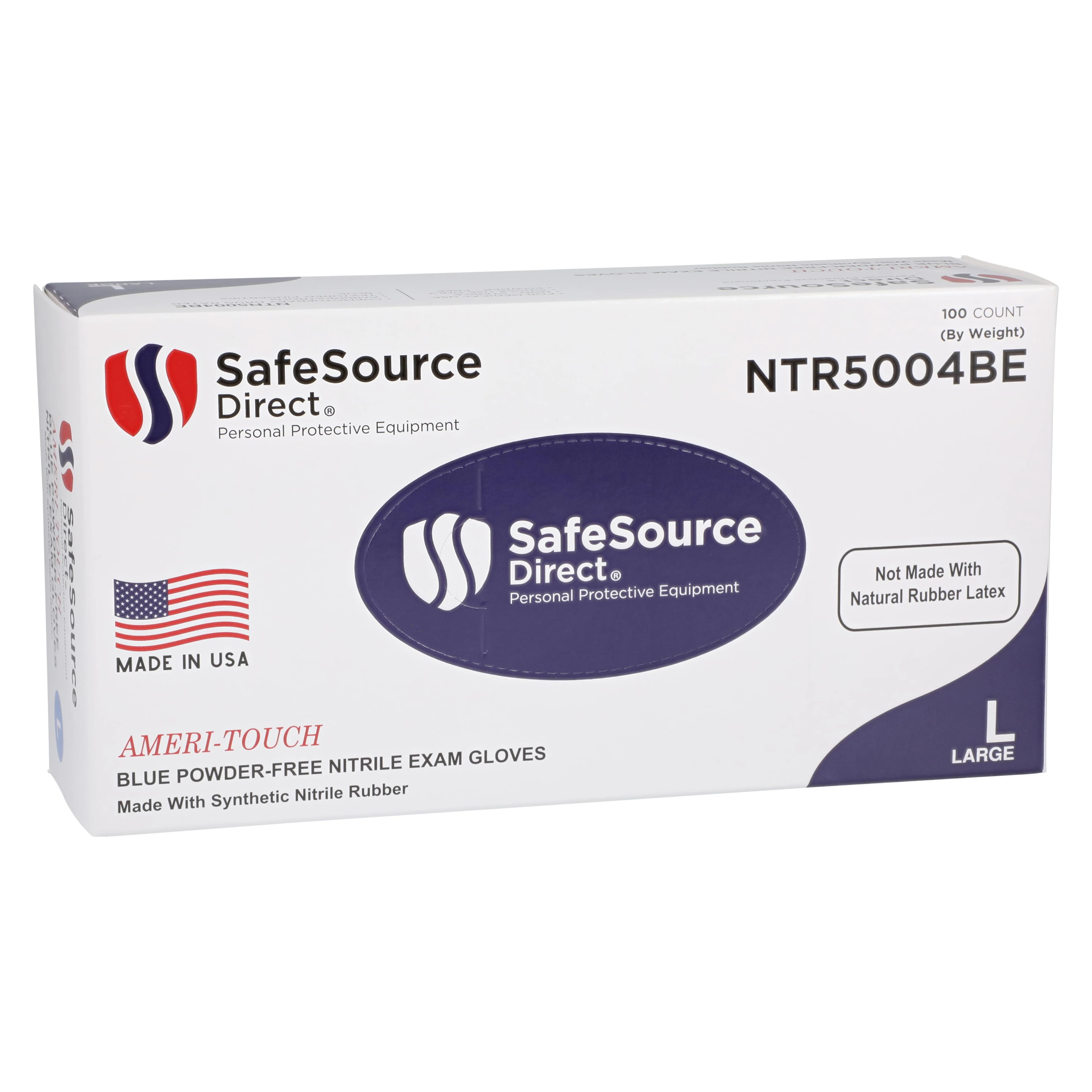 SafeSource Direct Powder-Free Nitrile Chemo-Rated Exam Gloves, Large, Blue, Chemo Rated thumbnail 3