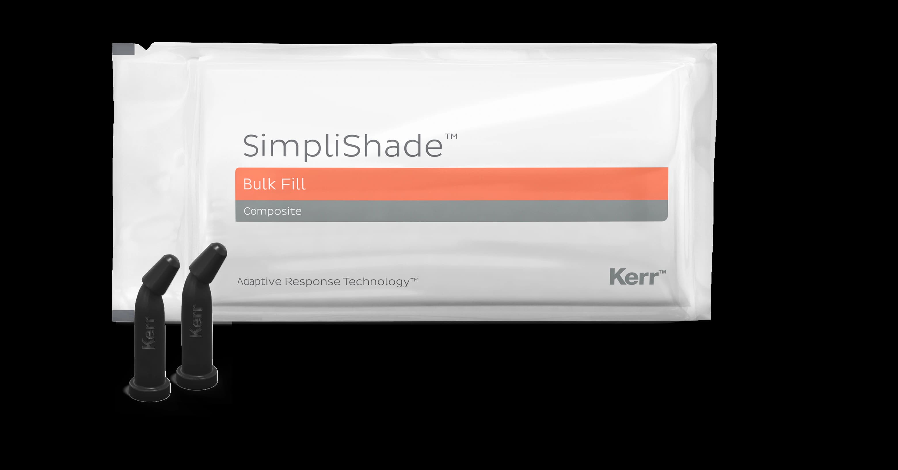 Kerr SimpliShade Bulk Fill Composite Unidose, 0.25g Compules, Pack of 20, #37202 - SimpliShade™ Bulk Fill Composite Unidose Pack of 20 - Image 1