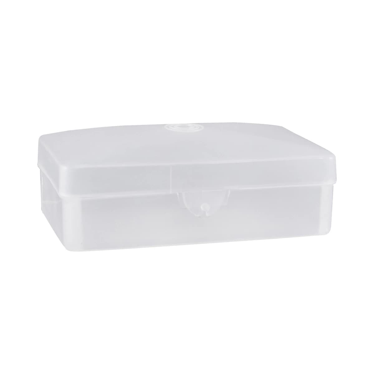 DawnMist Box Soap, Clear, Hinged Lid, 100/Case - Soap Box Clear - Image 1