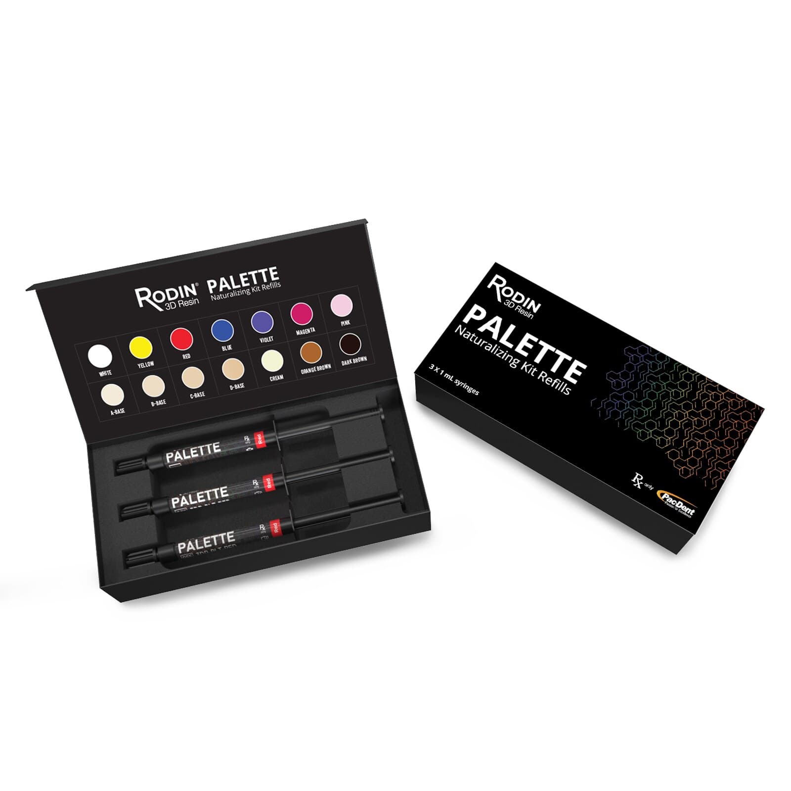 Pac-Dent Rodin Palette Naturalizing Kit, Blue, 1/Box - Rodin Palette Naturalizing Kit - Image 1