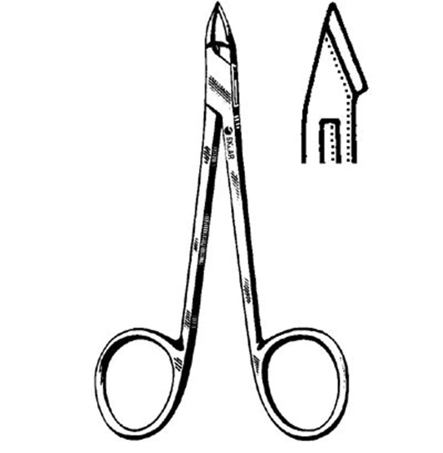 Sklar Instruments Tissue Nipper, 4" Stainless Steel, Non-Sterile, Reusable - Nipper Tissue 4" - Image 1