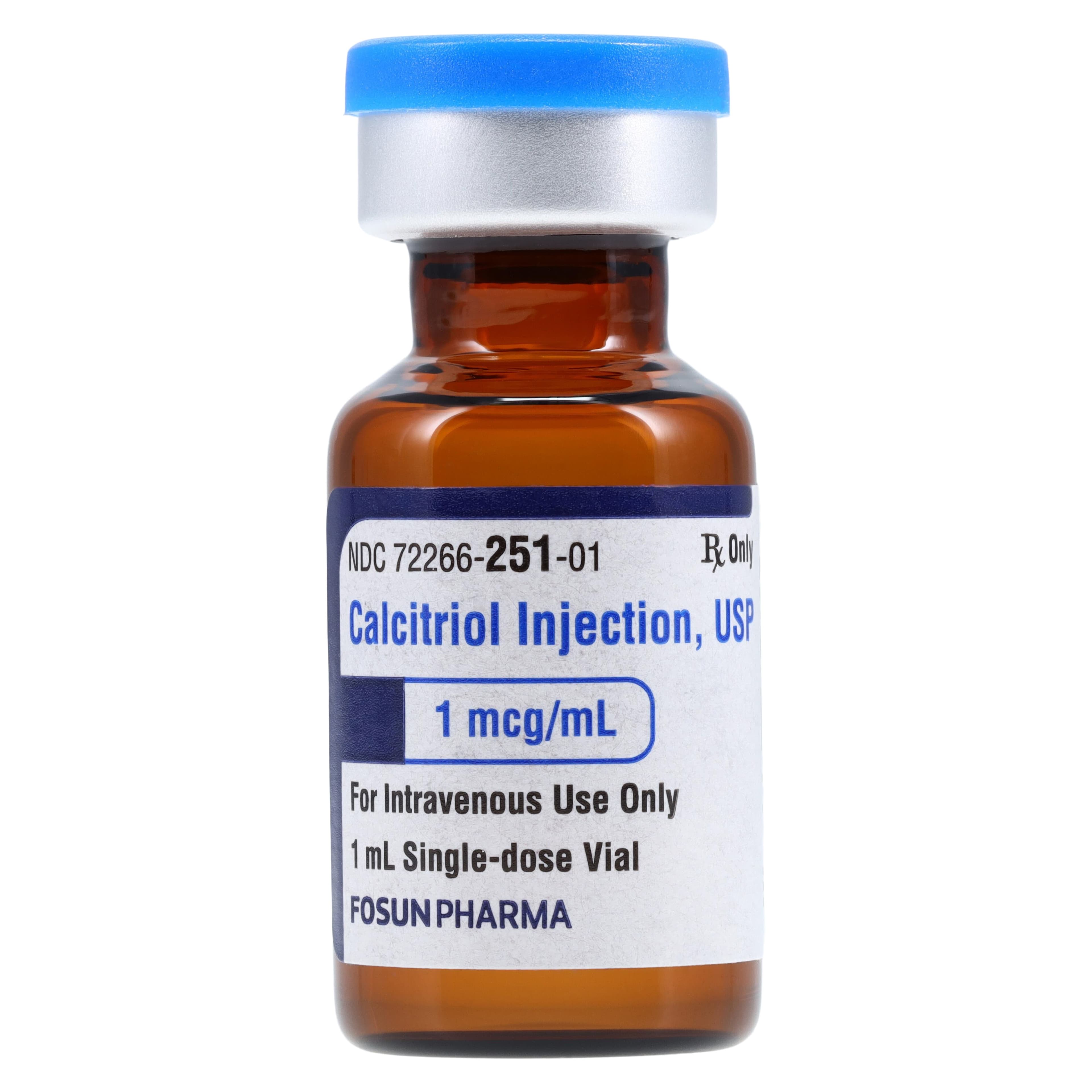 Calcitriol Injection 1 mcg/mL Ampule, 1 mL, 10/Package thumbnail 2