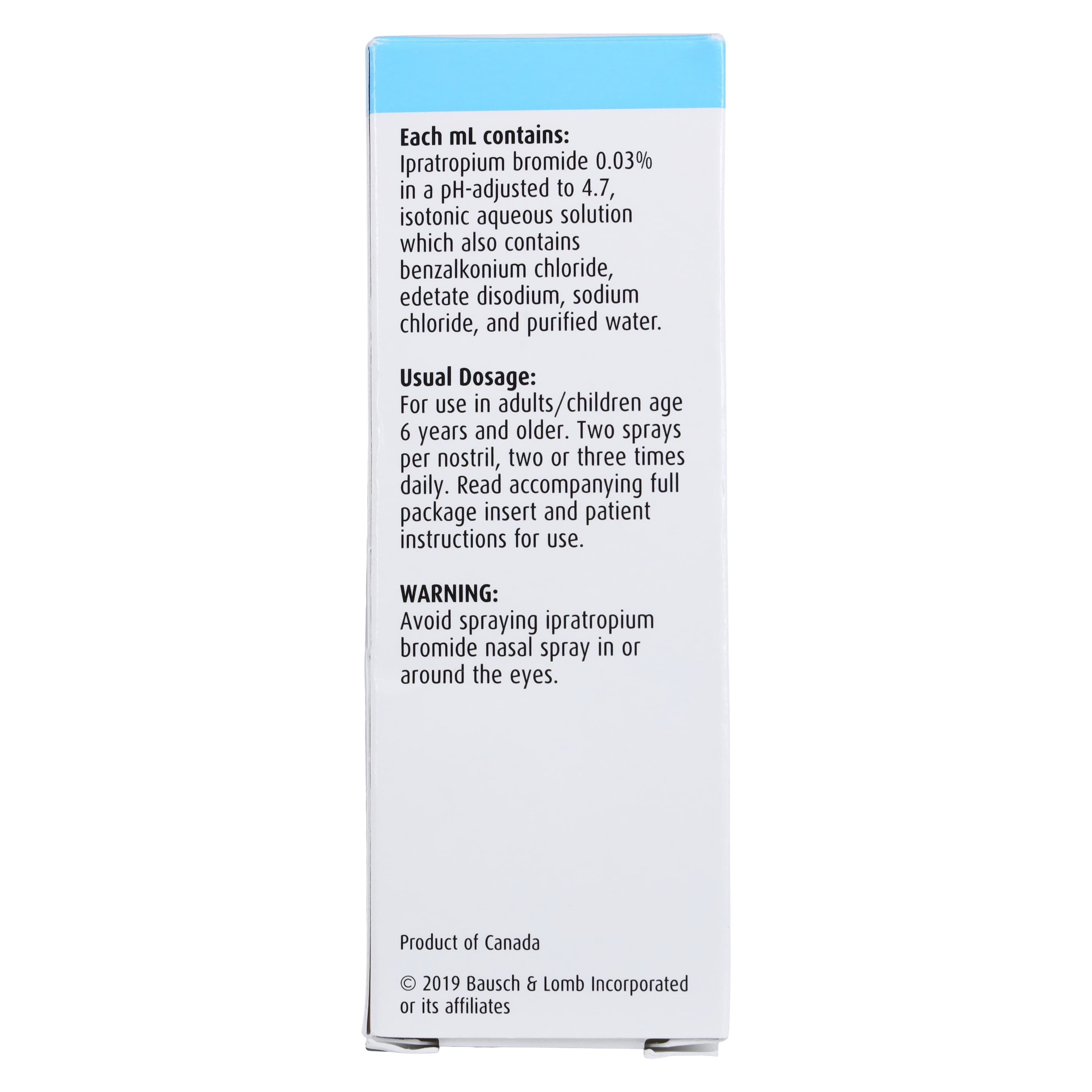 Ipratropium Bromide Nasal Spray 0.3%, 30mL Bottle thumbnail 5