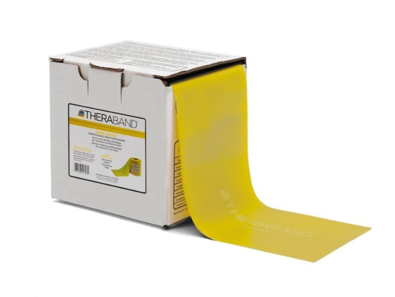 TheraBand Latex-Free Resistance Band, Level 1 (Yellow), Light Resistance, Each - Theraband LF Level 1 Yellow - Image 1