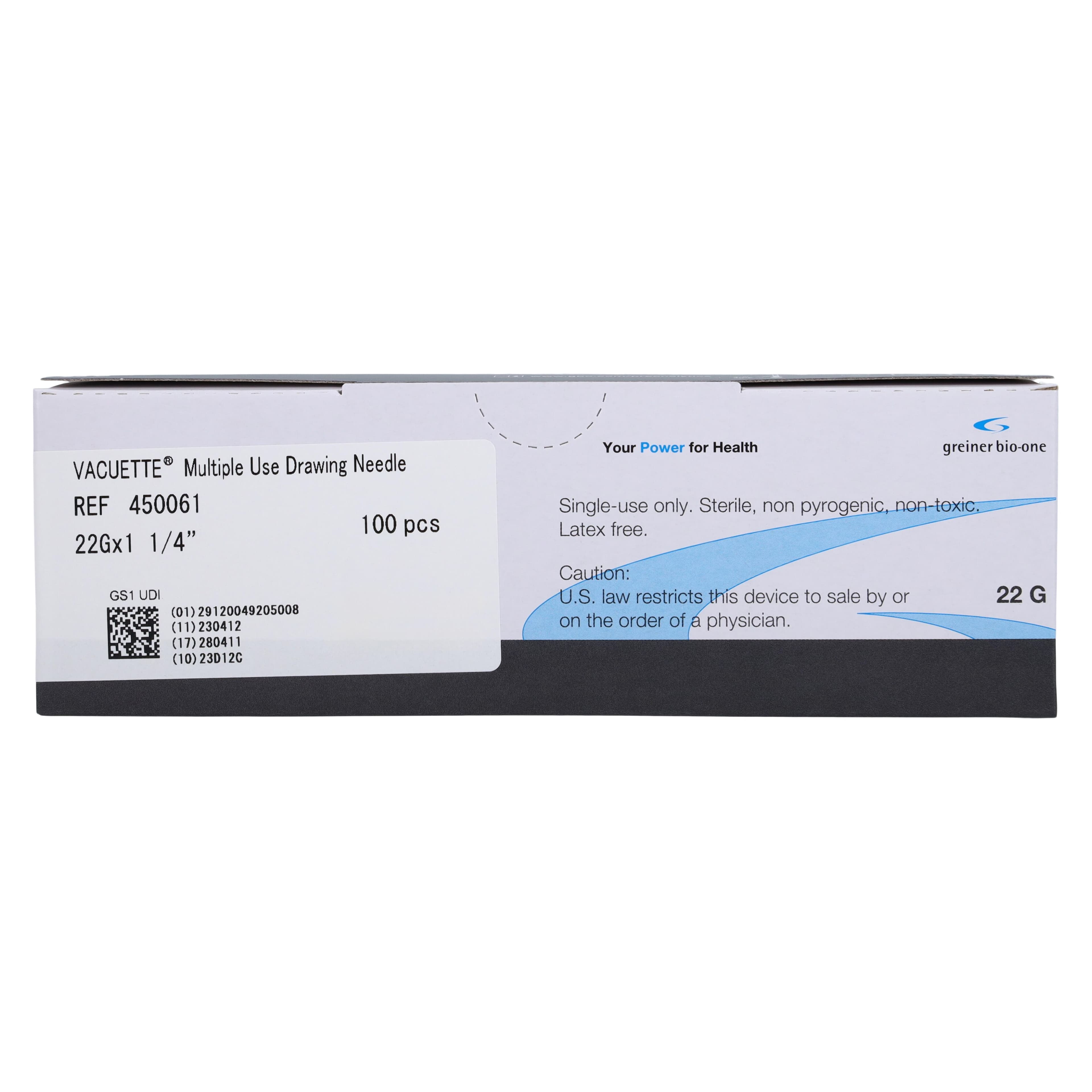 Vacuette Multi-Use Drawing Needle, 22G x 1-1/4", Standard, Non-Latex, 2000/Case thumbnail 5
