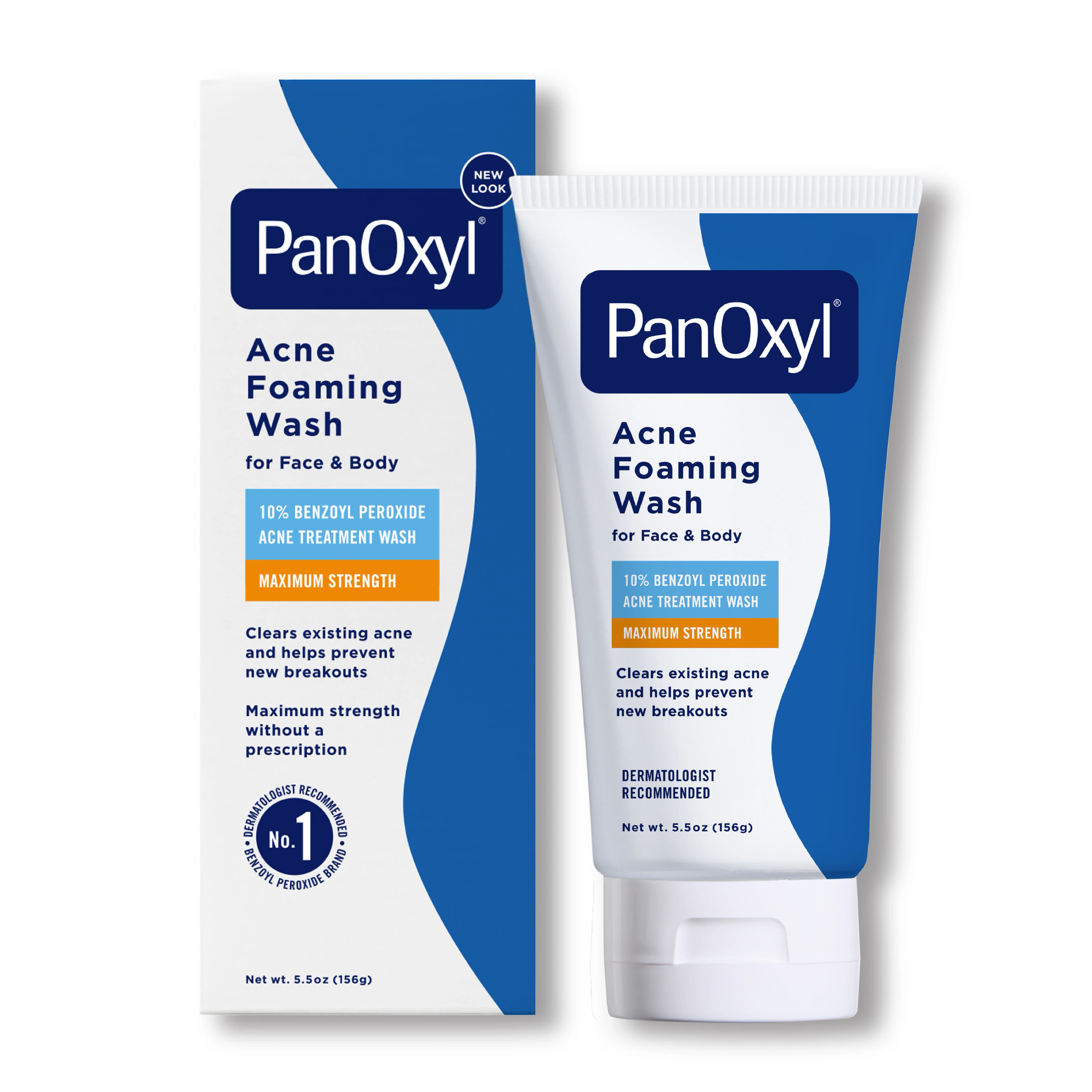PanOxyl Foaming Acne Wash, Benzoyl Peroxide 10%, 5.5 oz Bottle - PanOxyl Foaming Acne Wash - Image 1