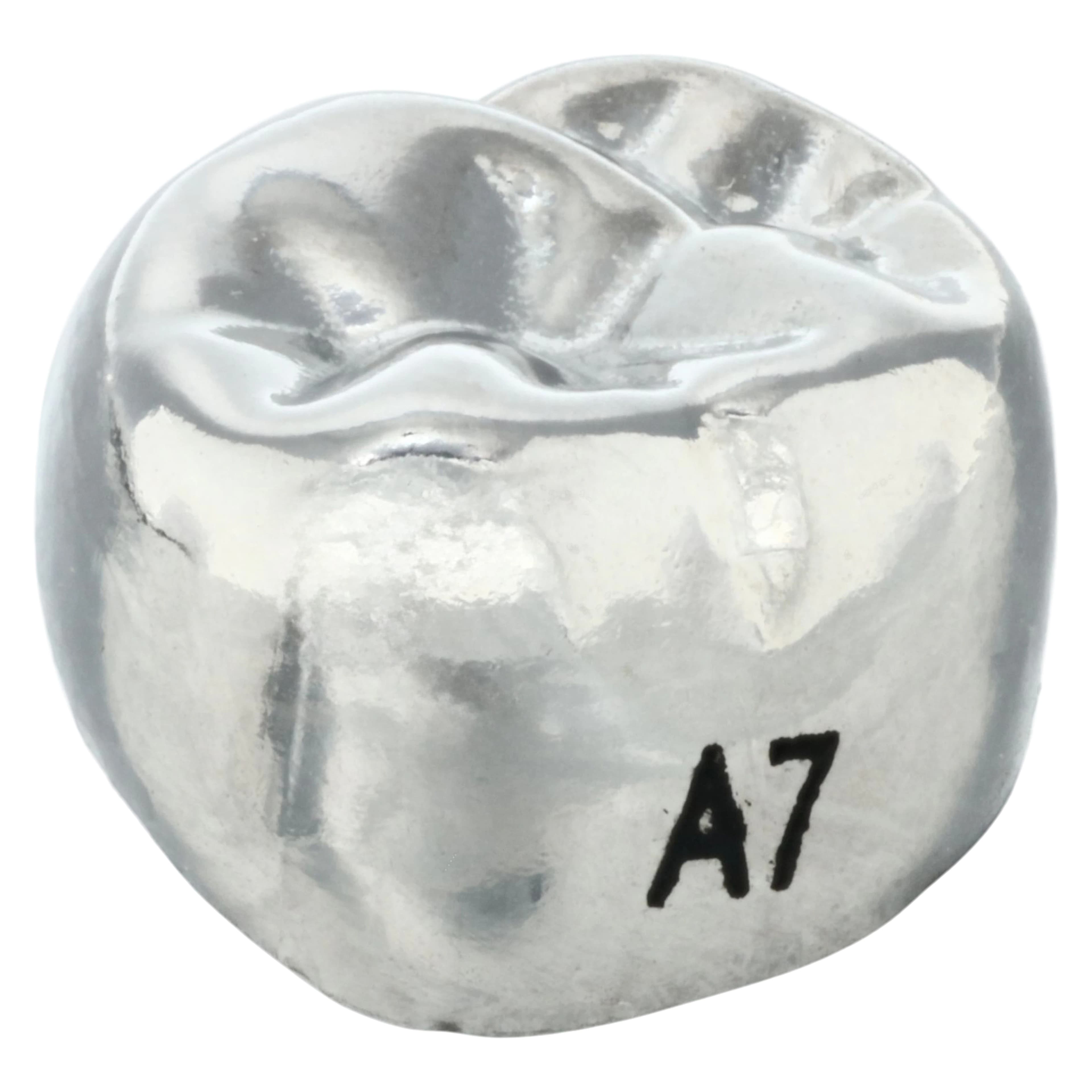 Acero XT Stainless Steel Crown, Upper Right Primary Second Molar "A", Size 7, 5/Pack, E-UR-7 thumbnail 2