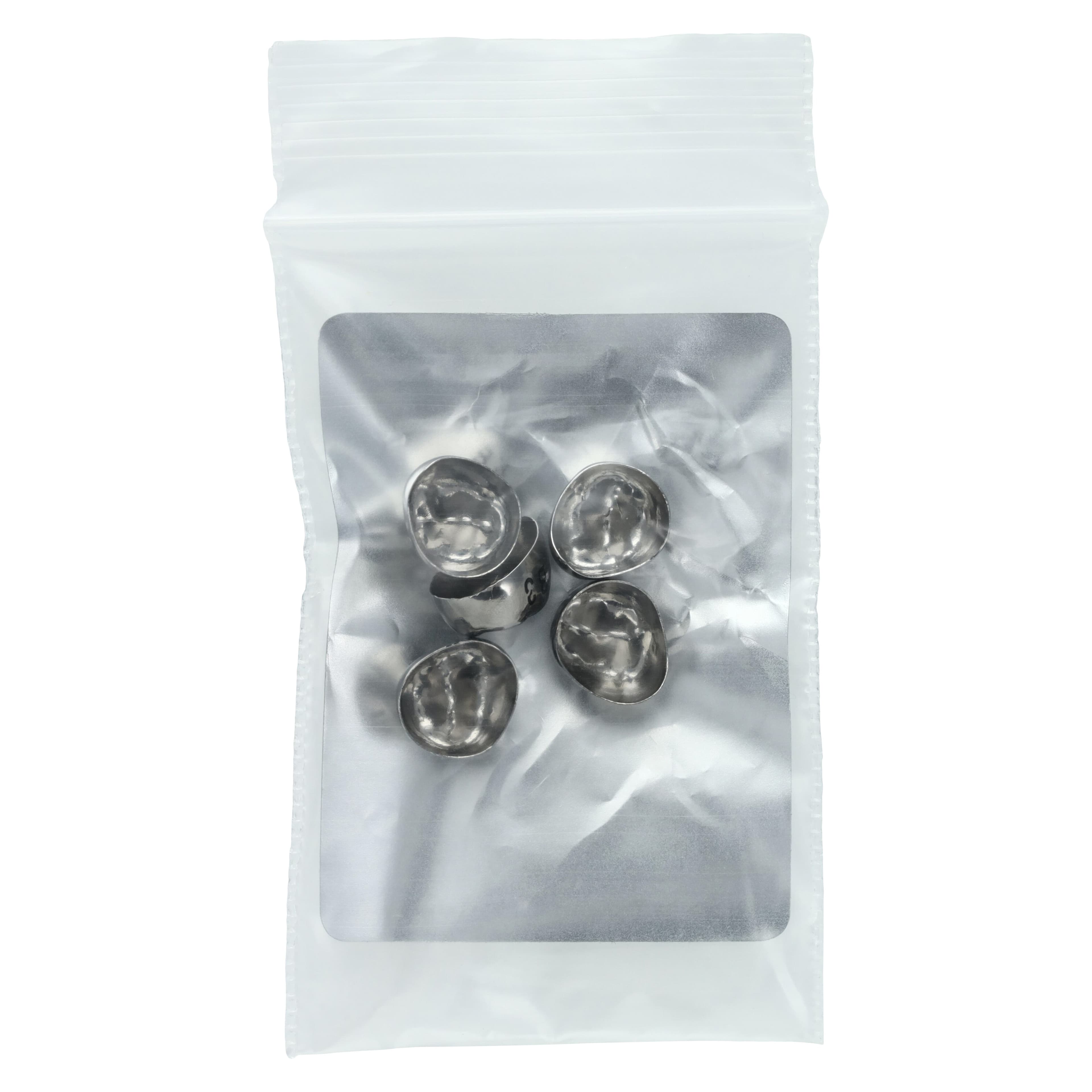 Acero XT Stainless Steel Crown, Upper Right Primary First Molar (B), Size 3, 5/Pack, D-UR-3 thumbnail 3