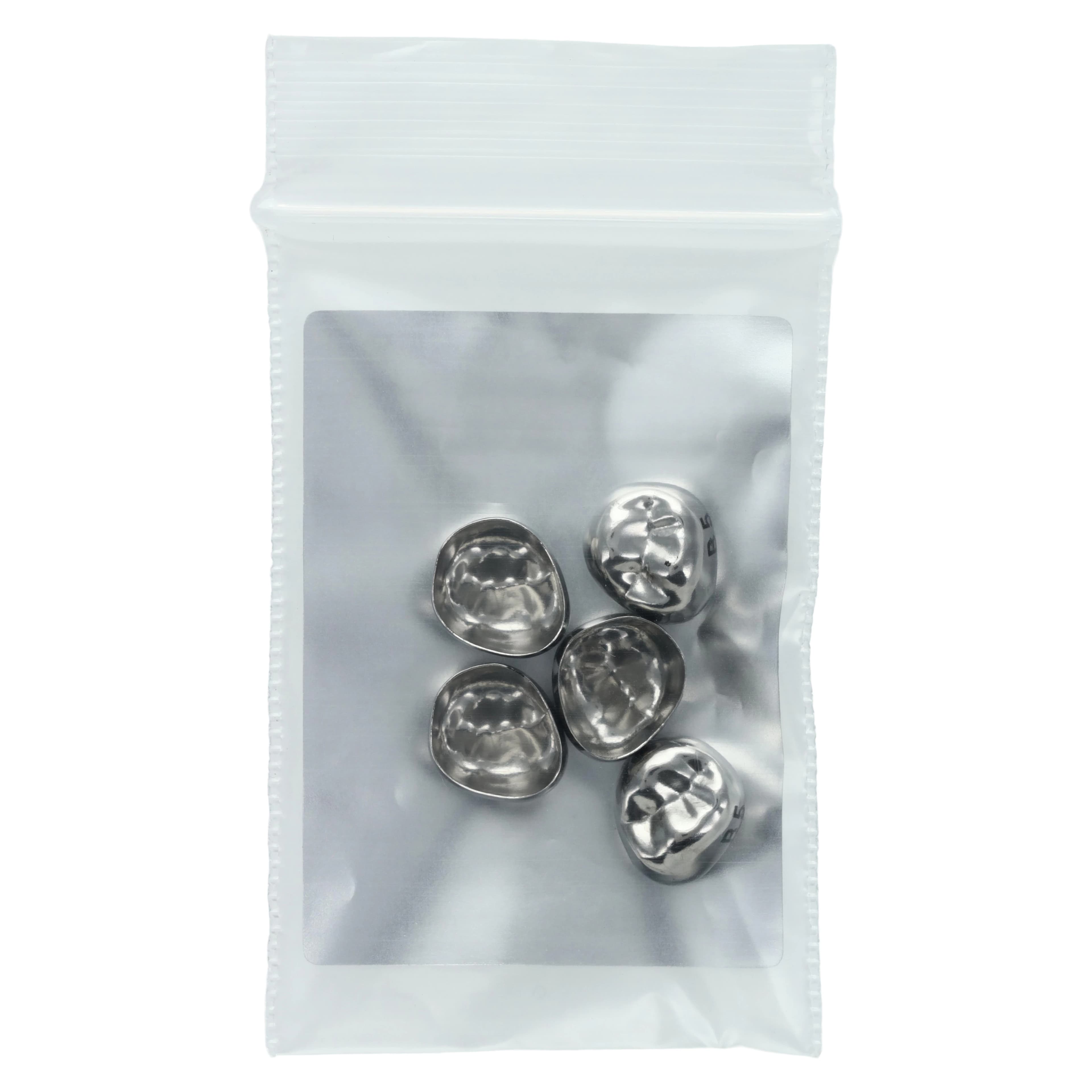 Acero XT Stainless Steel Crown, Upper Right Primary First Molar (Tooth B), Size 5, 5/Pack, D-UR-5 thumbnail 3