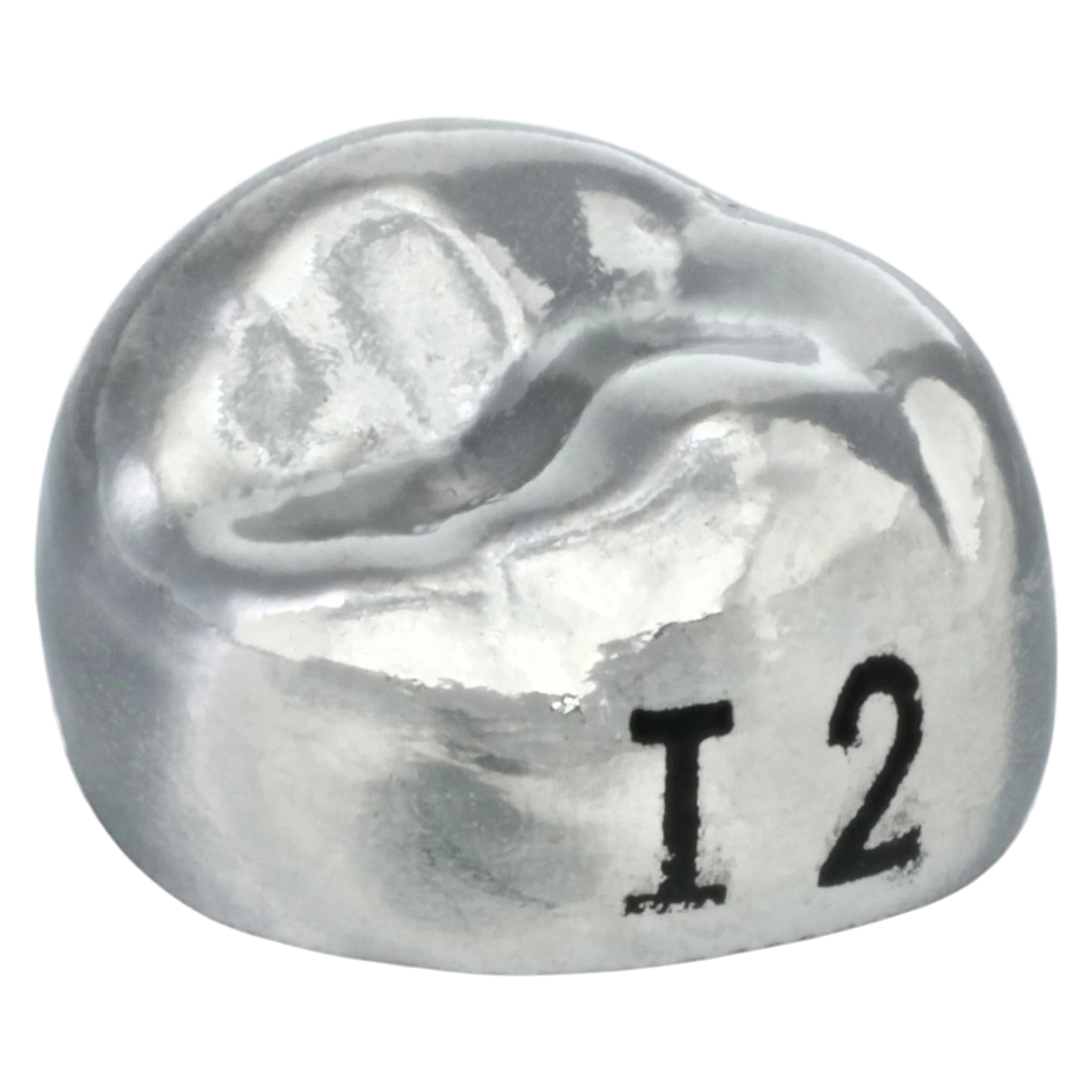 Acero XT Stainless Steel Crown, Upper Left Primary First Molar (I), Size 2, 5/Pack, D-UL-2 thumbnail 2