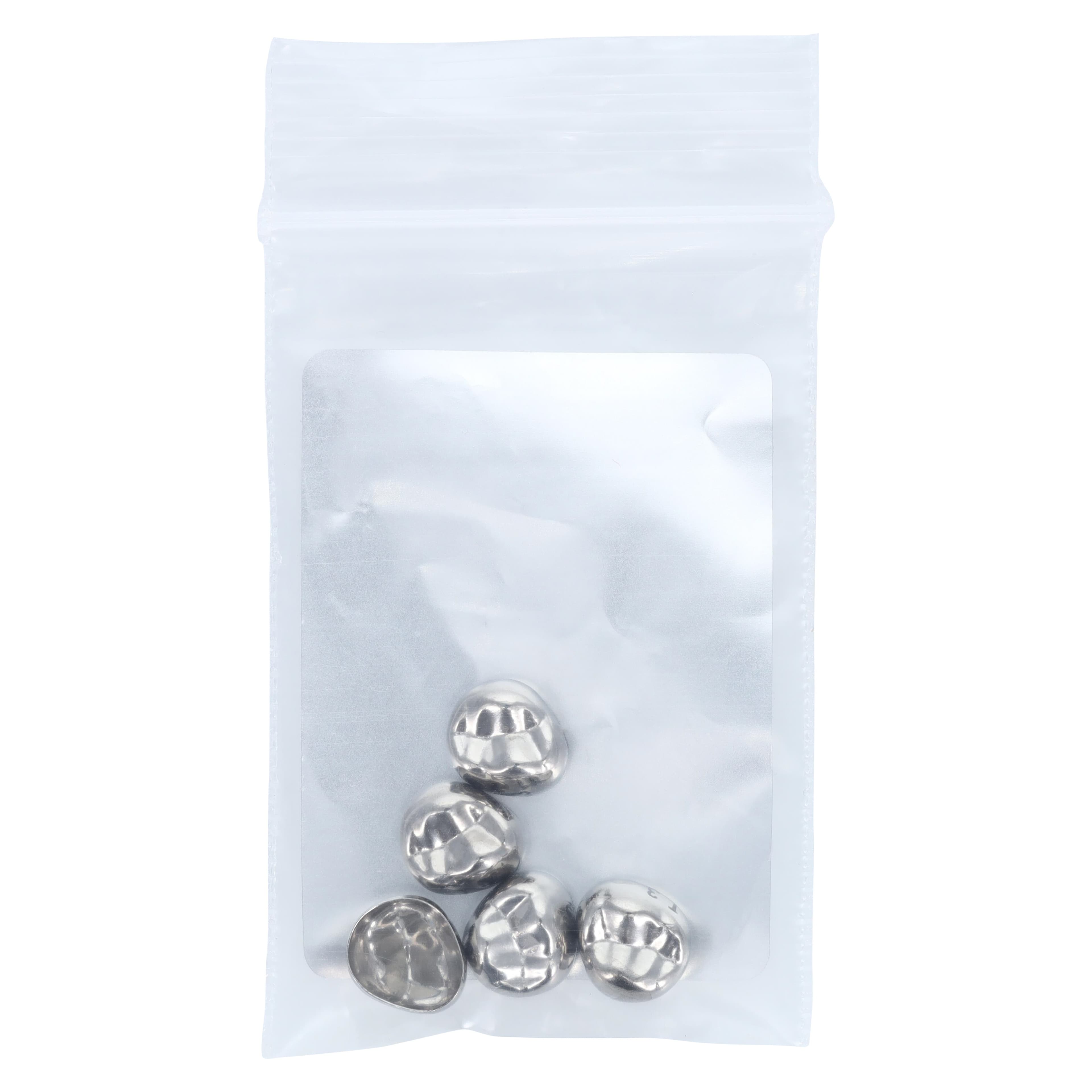 Acero XT Stainless Steel Crown, Upper Left Primary First Molar (I), Size 3, 5/Pack, D-UL-3 thumbnail 3