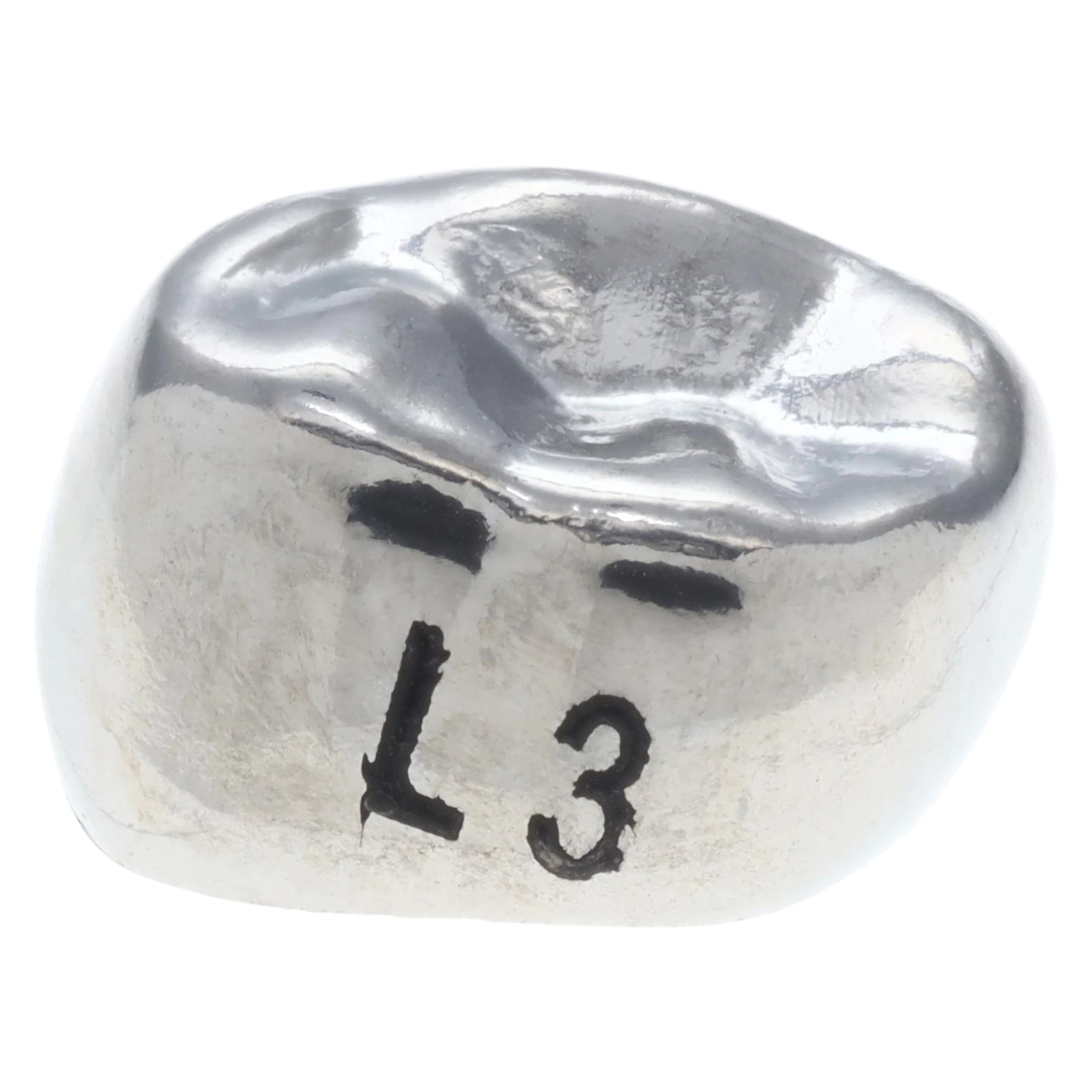 Acero XT Stainless Steel Crown, Lower Left Primary First Molar "L", Size 3, 5/Pack, D-LL-3 thumbnail 2