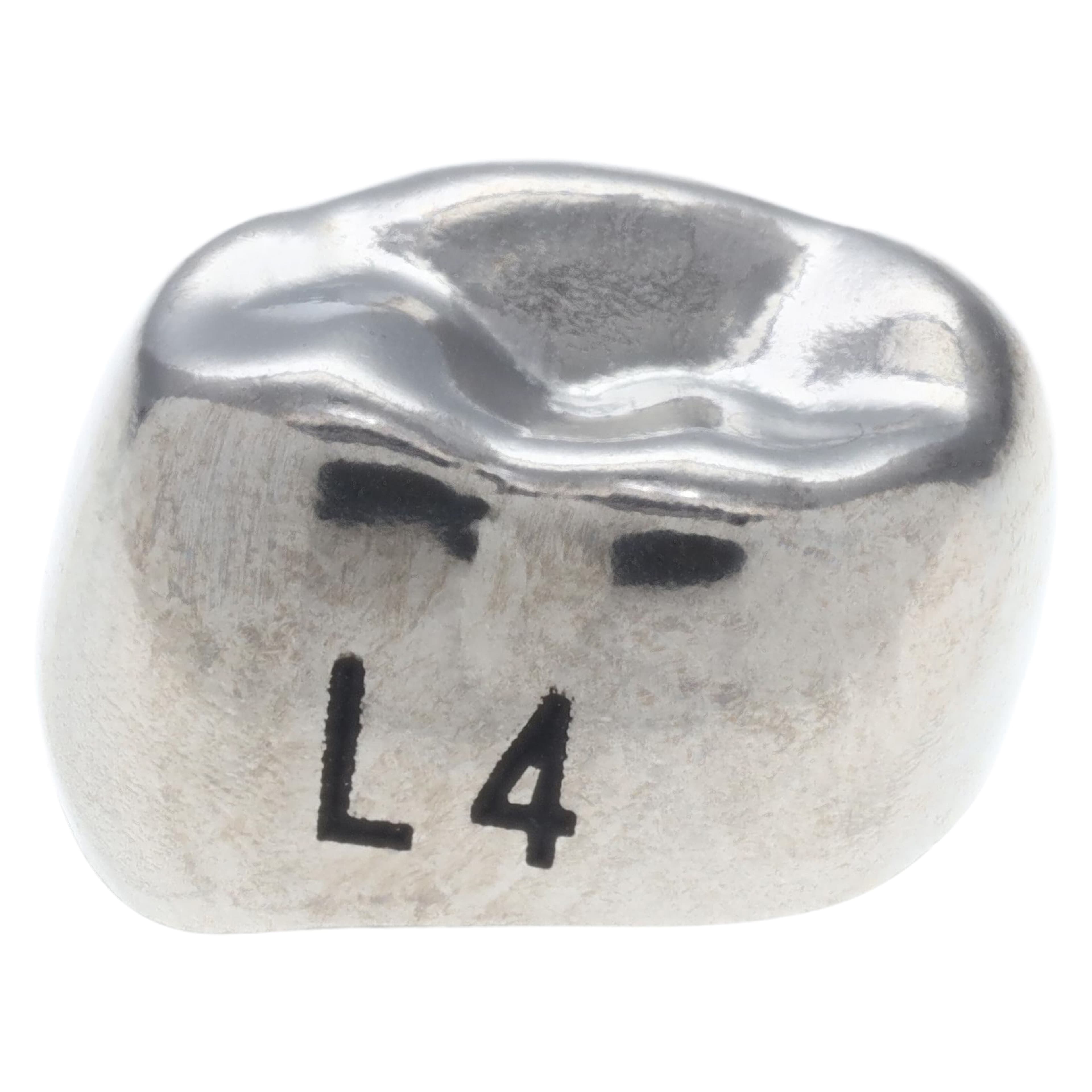 Acero XT Stainless Steel Crown, Lower Left Primary First Molar, Size 4, 5/Pack (XT L4) thumbnail 2