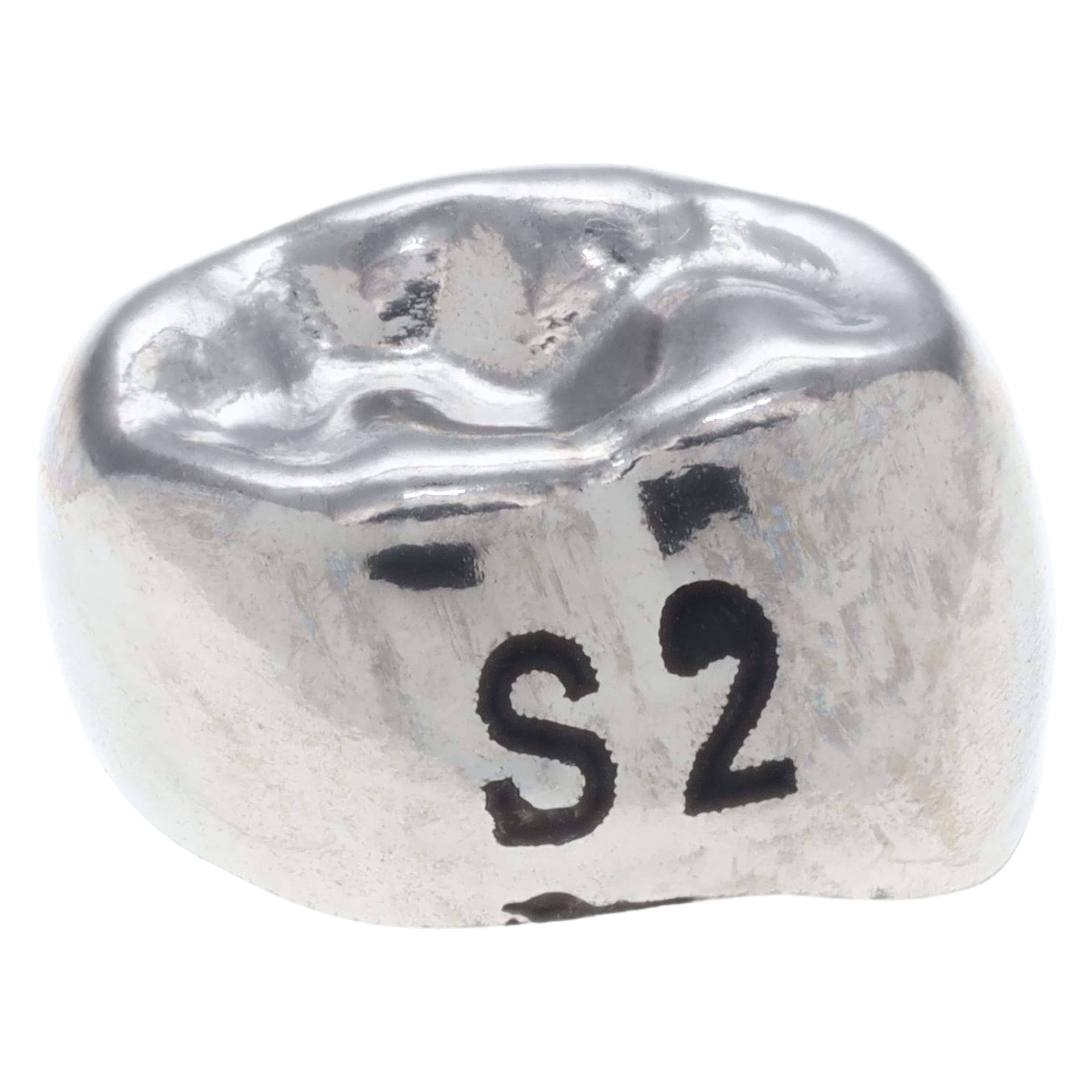 Acero XT Stainless Steel Crown, Lower Right Primary First Molar, Size 2, 5/Pack (D-LR-2) thumbnail 2