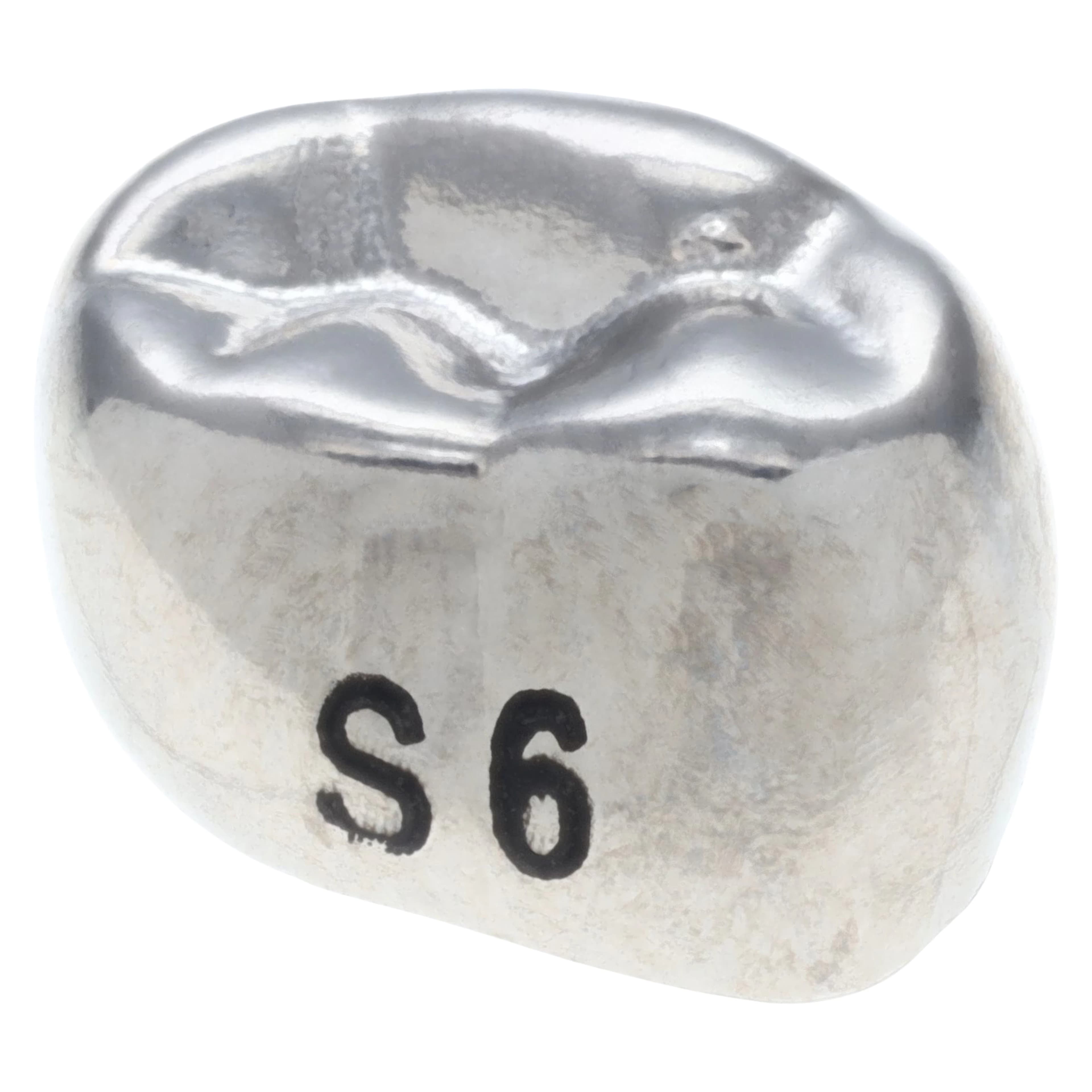Acero XT Stainless Steel Crowns, Lower Right Primary First Molar, Size 6, 5/Pack (D-LR-6) thumbnail 2