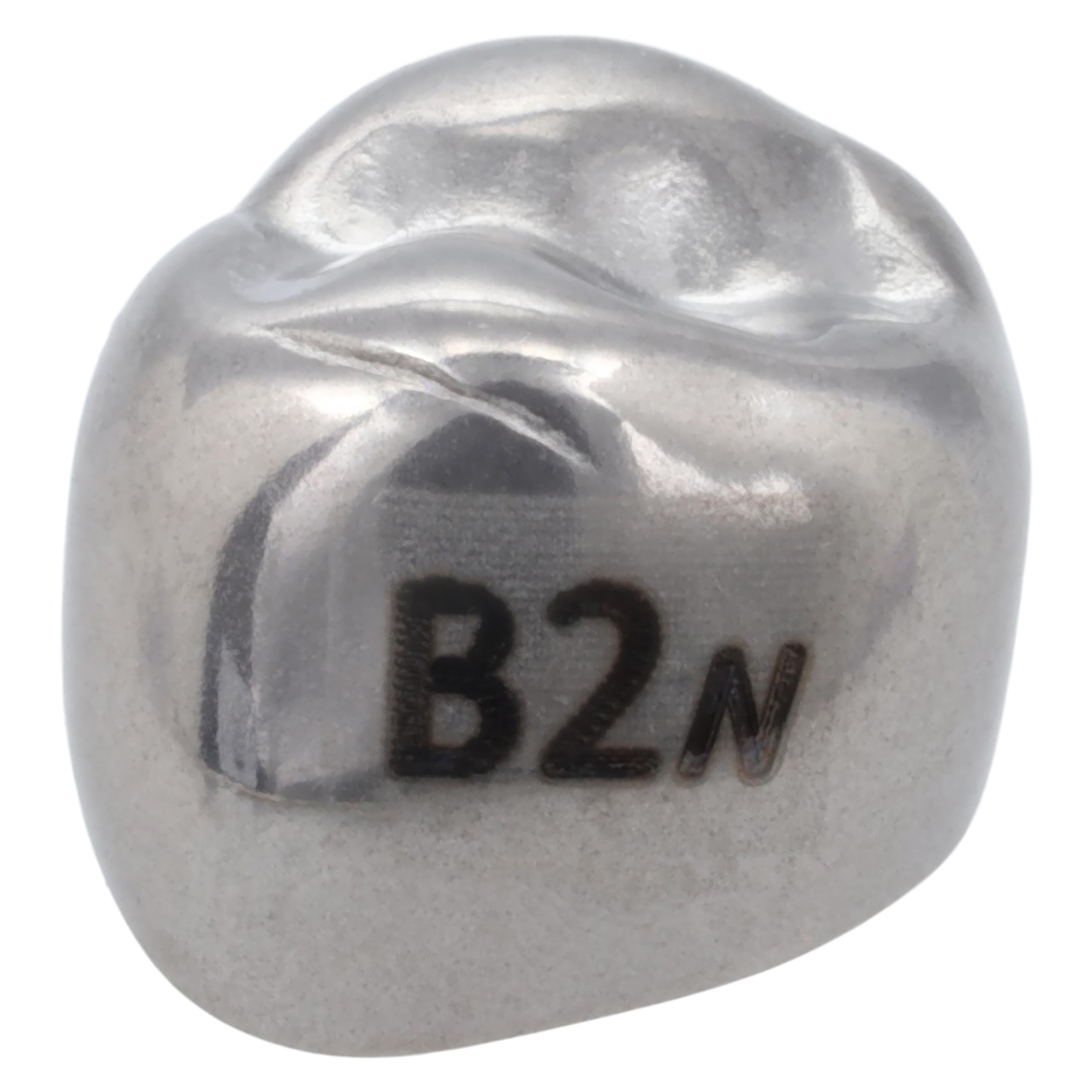 Acero Narrow Stainless Steel Crown, Upper Right Primary First Molar, Size 2 (B2), 5/Pack thumbnail 2