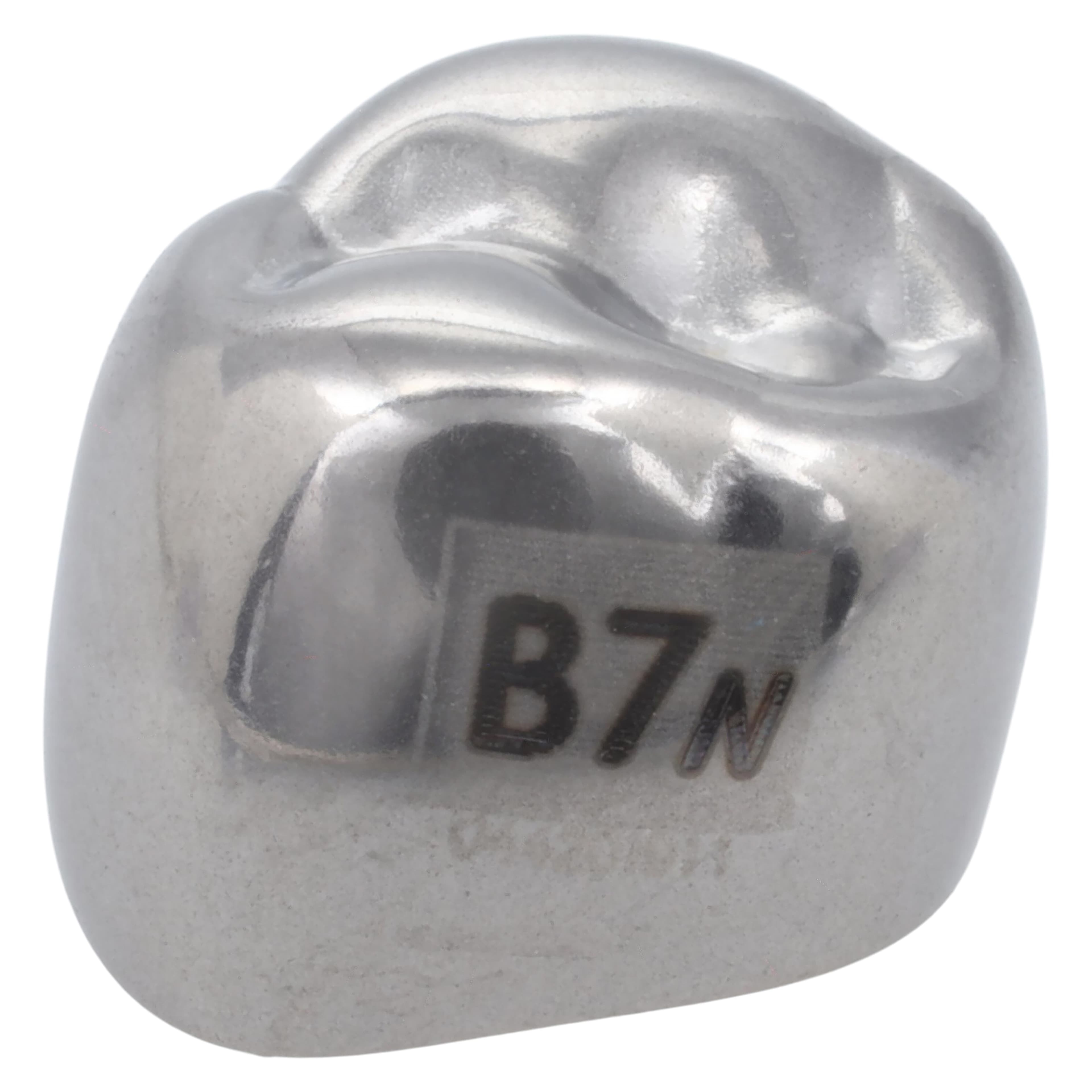 Acero Narrow Stainless Steel Crown, Upper Right Primary First Molar, Size 7, 5/Pack (NA B7) thumbnail 3