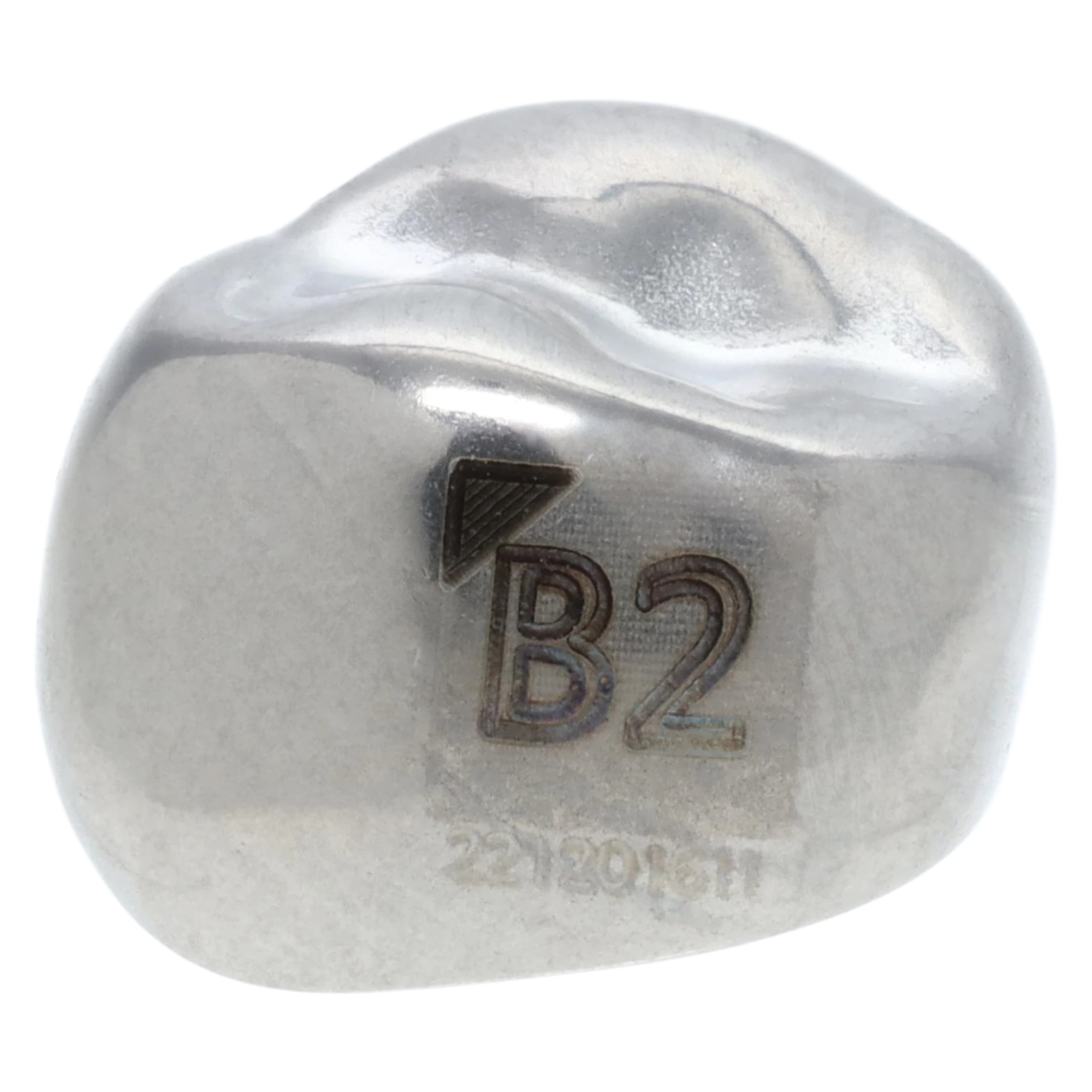 Acero 3S Primary Molar Stainless Steel Crown, Upper Right First Molar (Tooth B), Size 2, 5/Pack thumbnail 2