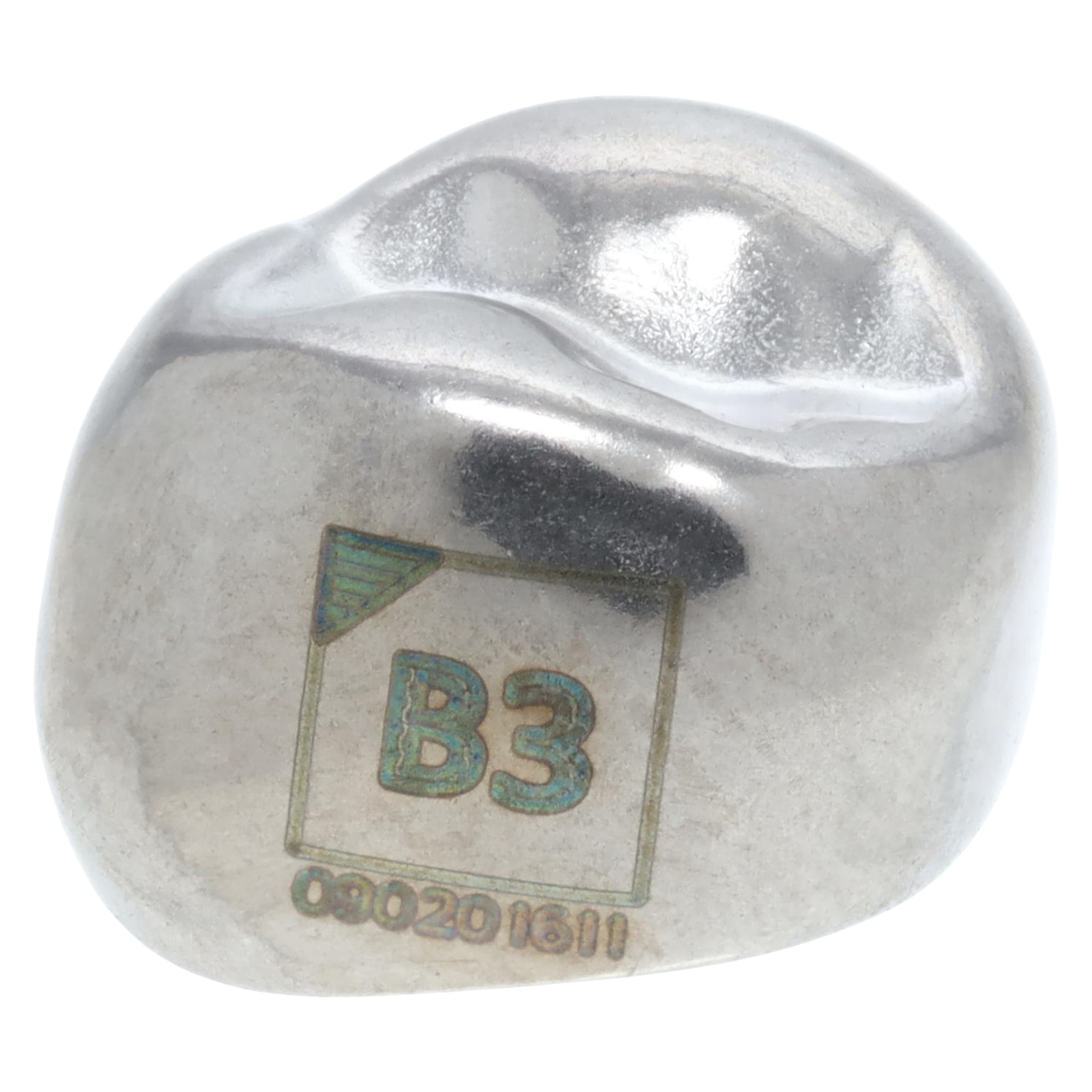 Acero 3S Stainless Steel Primary Molar Crown, Upper Right First Molar (B), Size 3, 5/Pack thumbnail 2