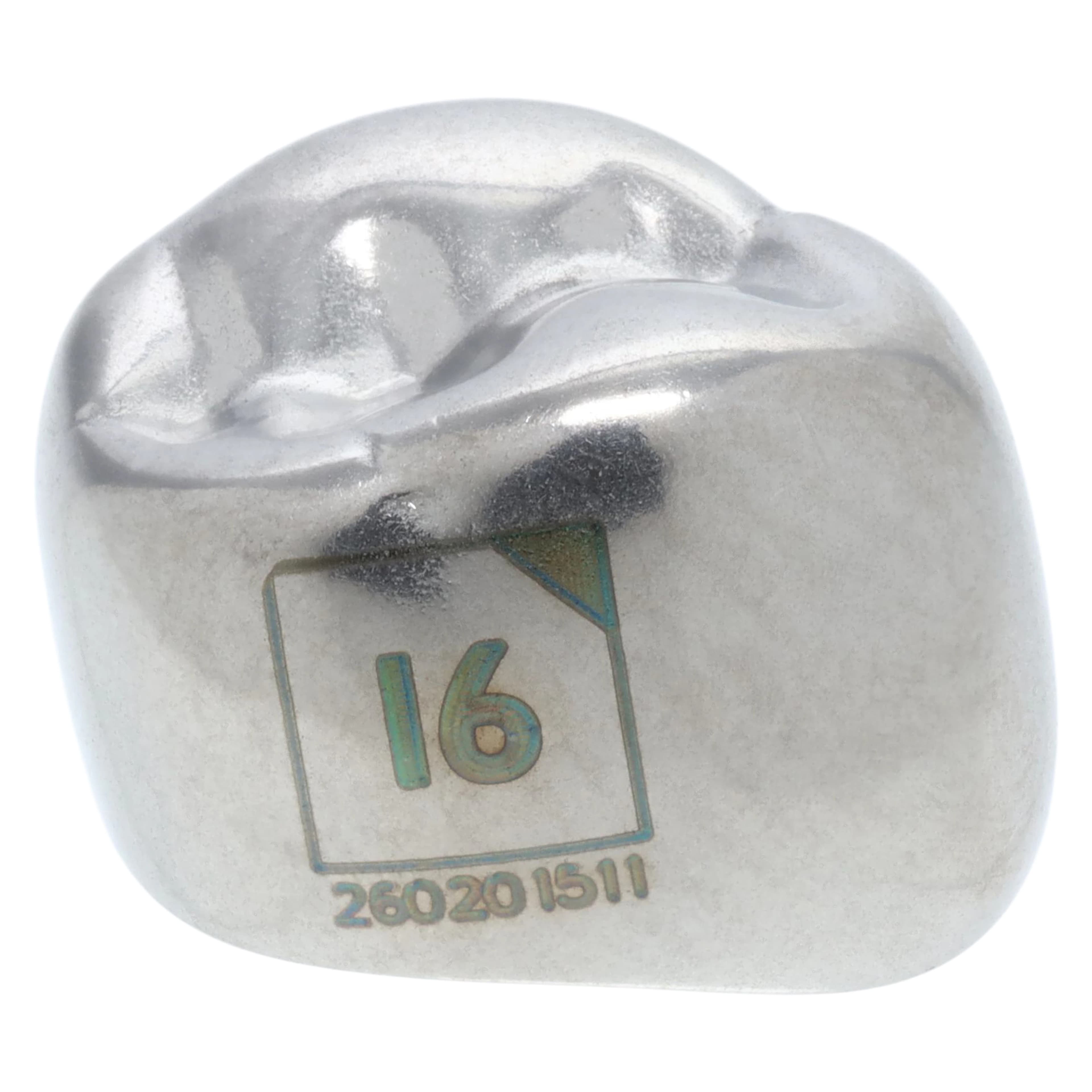Acero 3S Primary Molar Stainless Steel Crown, Upper Left First Molar "I", Size 6, 5/Pack thumbnail 2