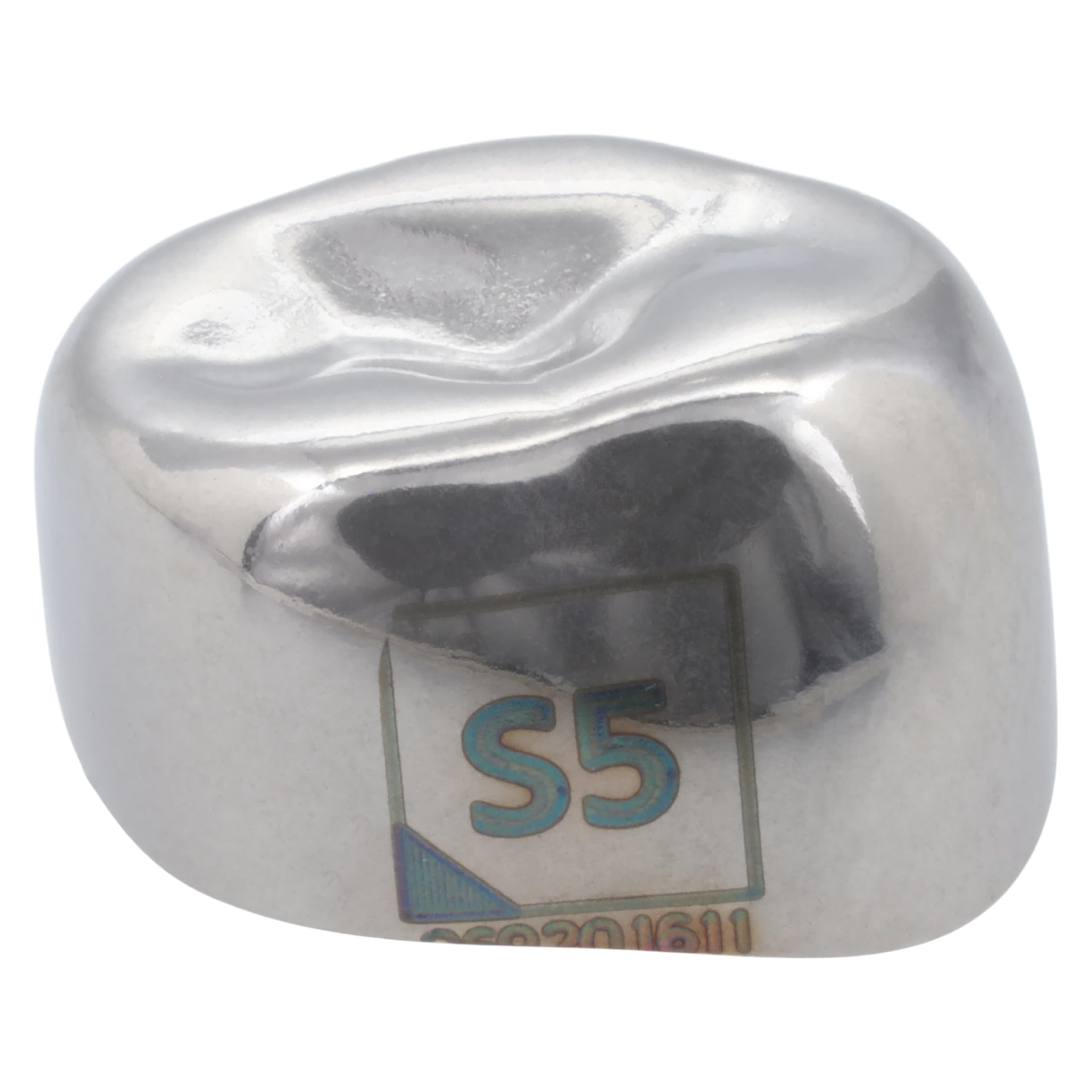 Acero 3S Stainless Steel Primary Molar Crown, Lower Right First Molar, Size 5, 5/Pack thumbnail 2