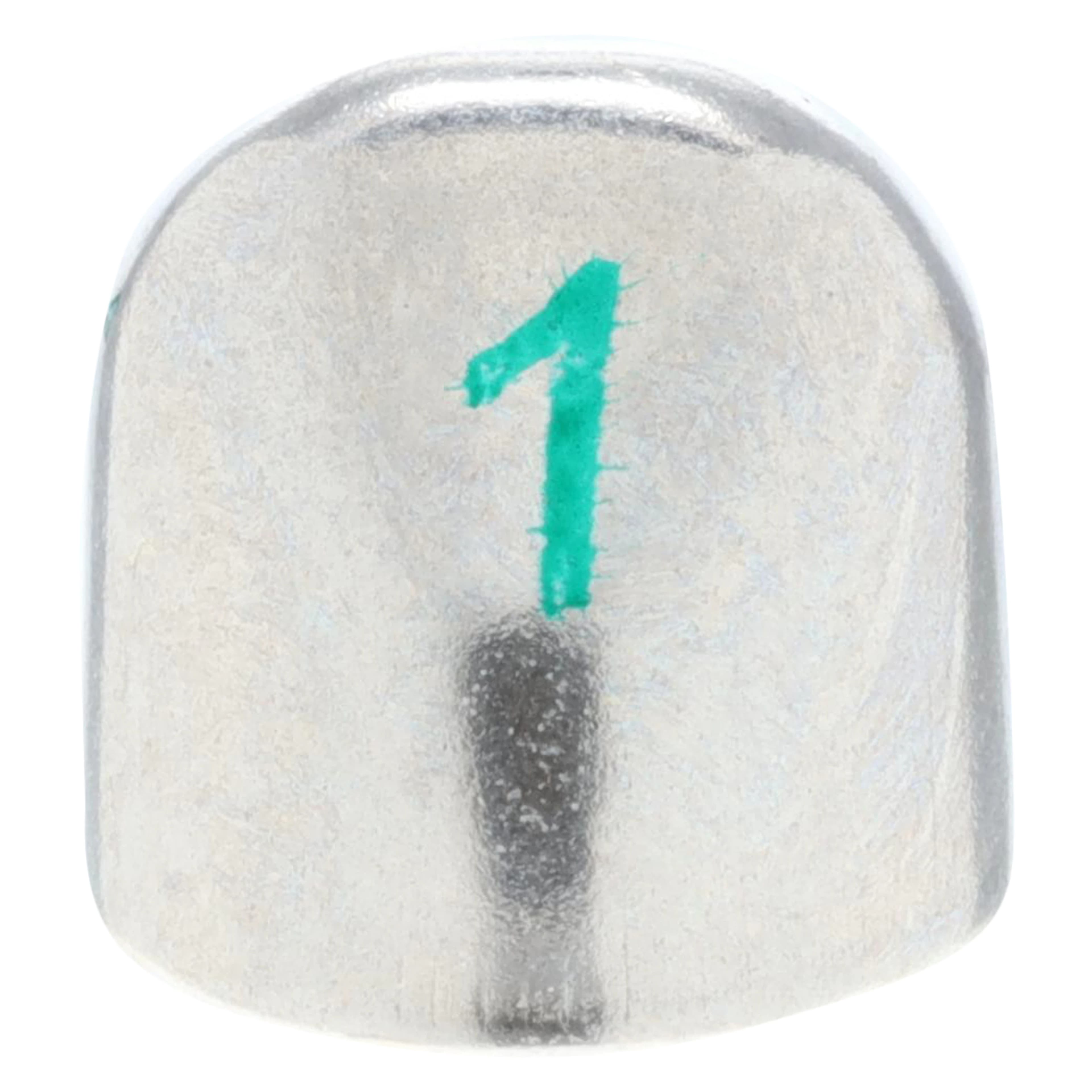 Acero XT Stainless Steel Primary Anterior Crown, Lower Canine, Size 1, 5/Pack (XT LOW1) thumbnail 2