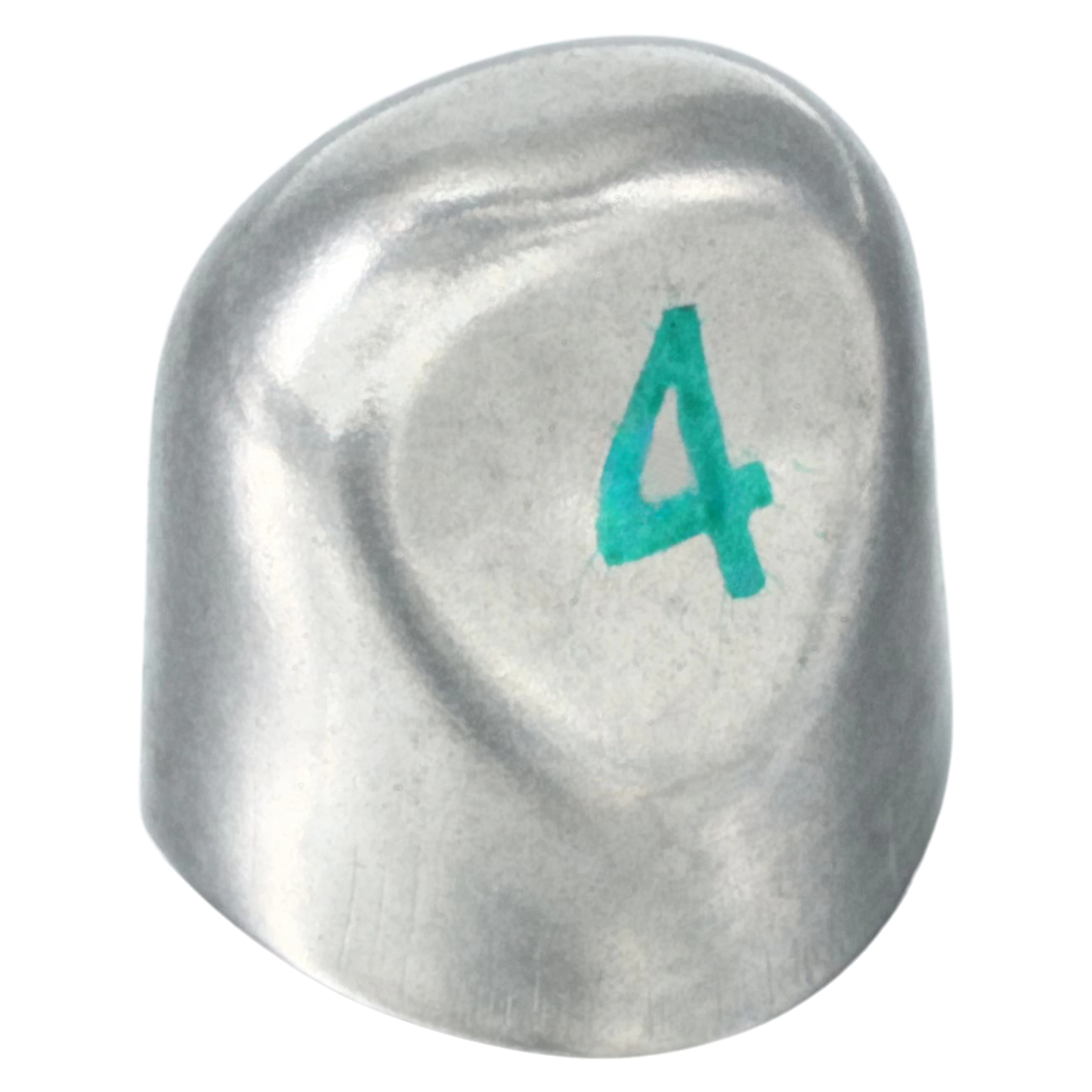 Acero XT Stainless Steel Primary Anterior Crown, Lower Canine, Size 4, 5/Pack (XT LOW4) thumbnail 2