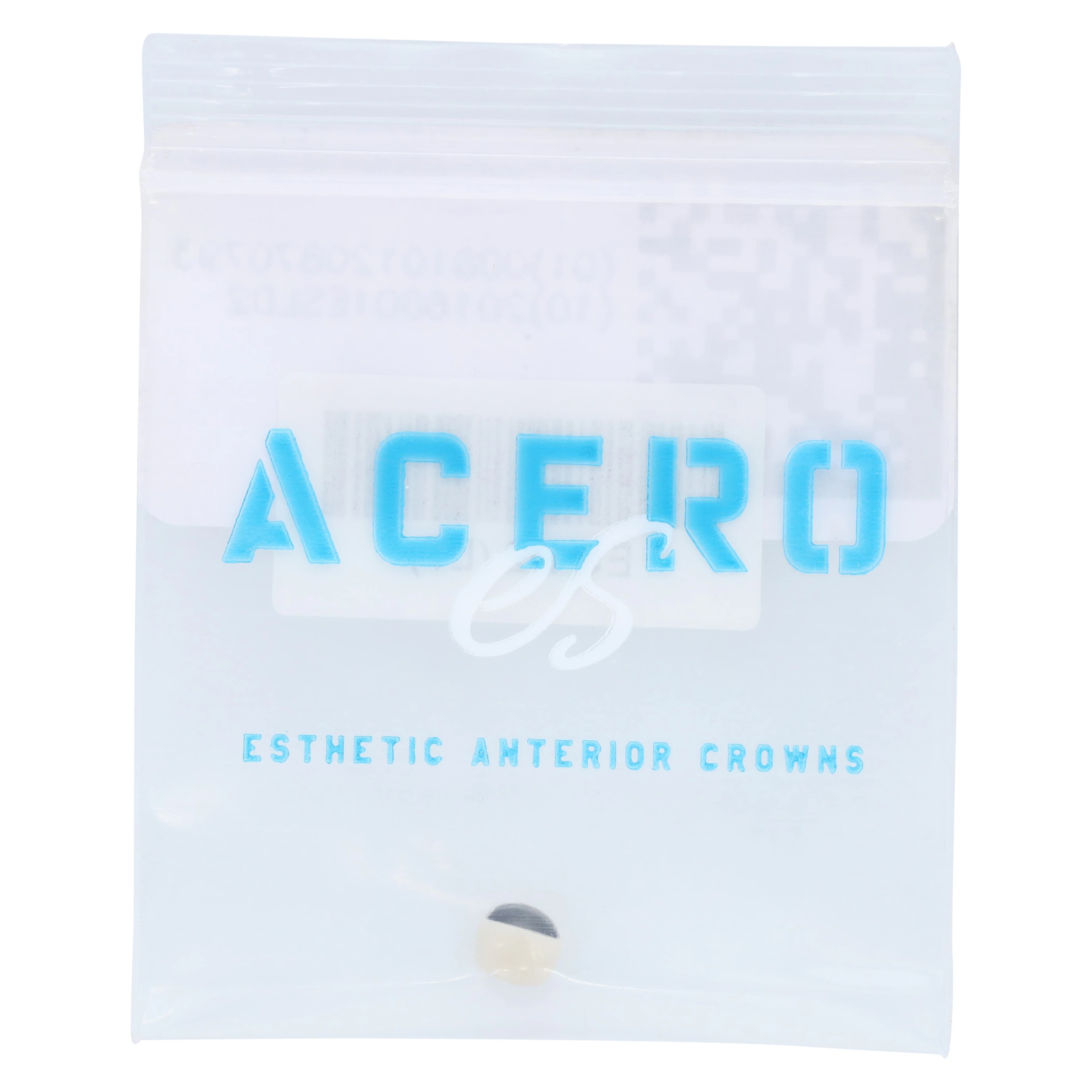 Acero Crowns ES Light White Anterior Crown, Upper Right Lateral, Size 2, 1/Bag - ES Light White Anterior Crown UR2 Lateral - Image 1