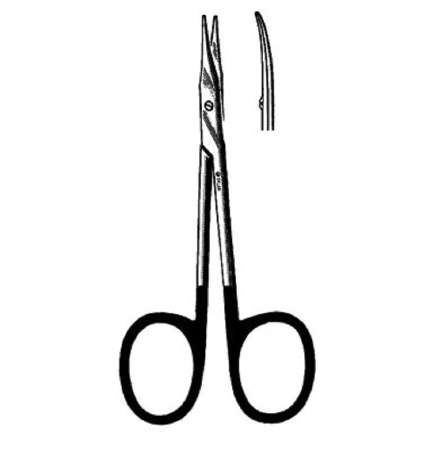 Sklarhone Stevens Tenotomy Scissors, Curved, 4.5", Blunt, Stainless Steel, Reusable, Each - Scissors Tenotomy Sklarhone - Image 1