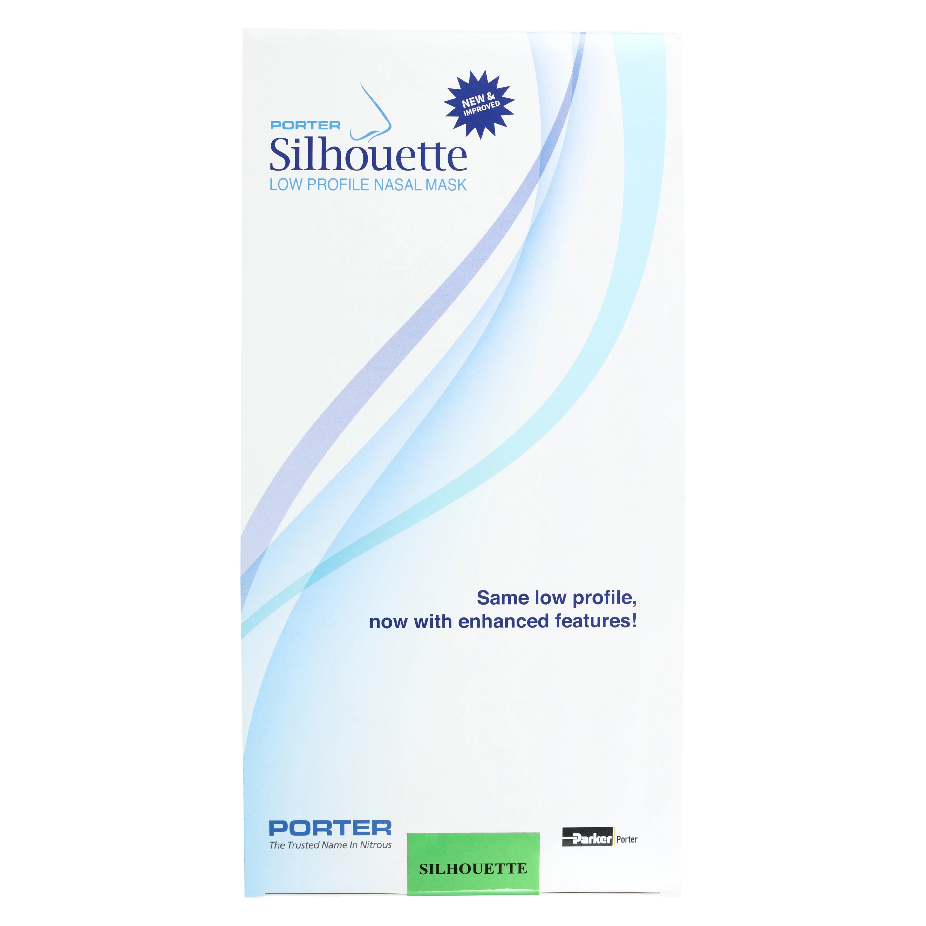 Porter Instrument Silhouette II Low Profile Nitrous Oxide Nasal Hood and Breathing Circuit, Large, 24/Pack, SIL2-LG-24 thumbnail 3