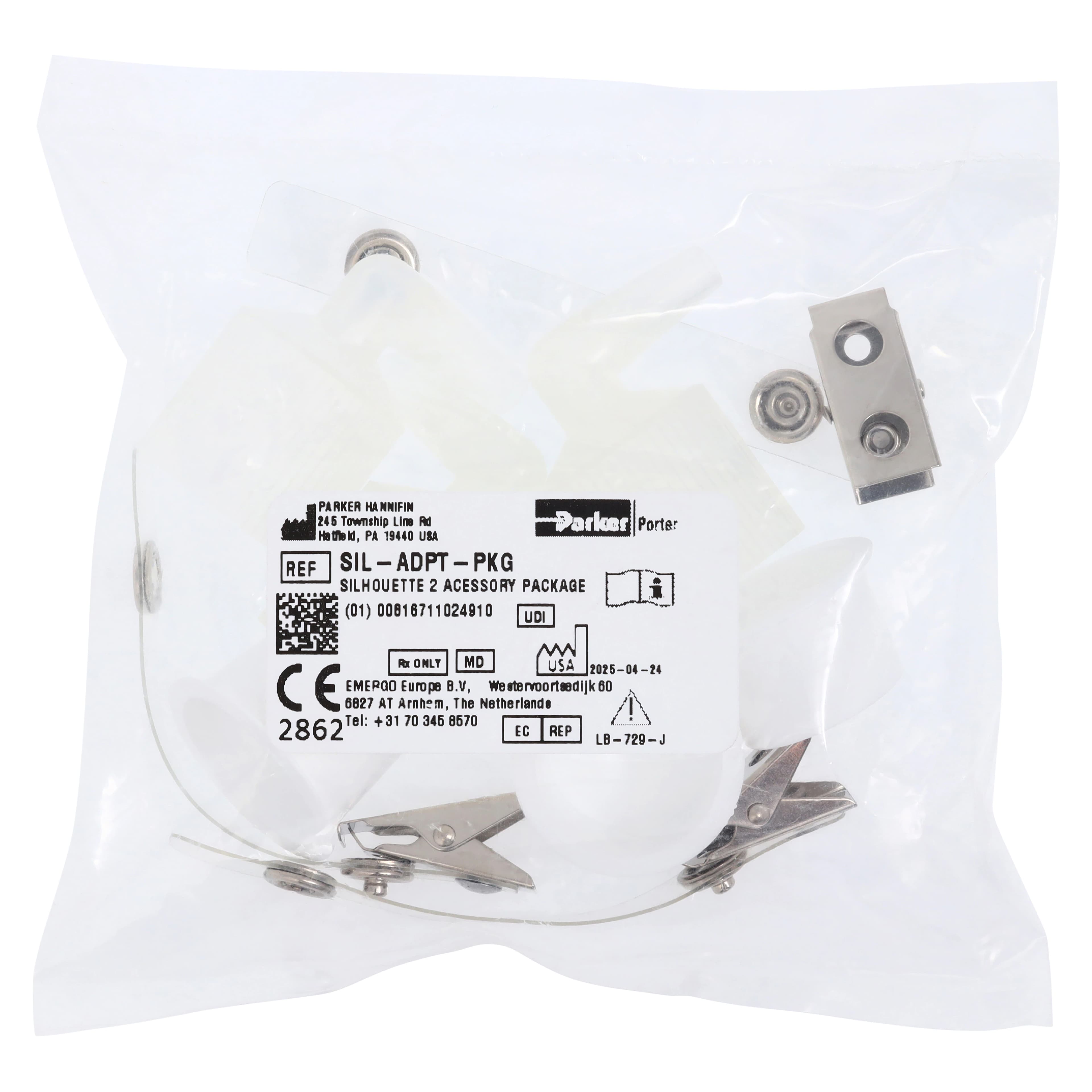 Porter Silhouette-2 Low Profile Nasal Mask Accessory Package (SIL-ADPT-PKG) thumbnail 2