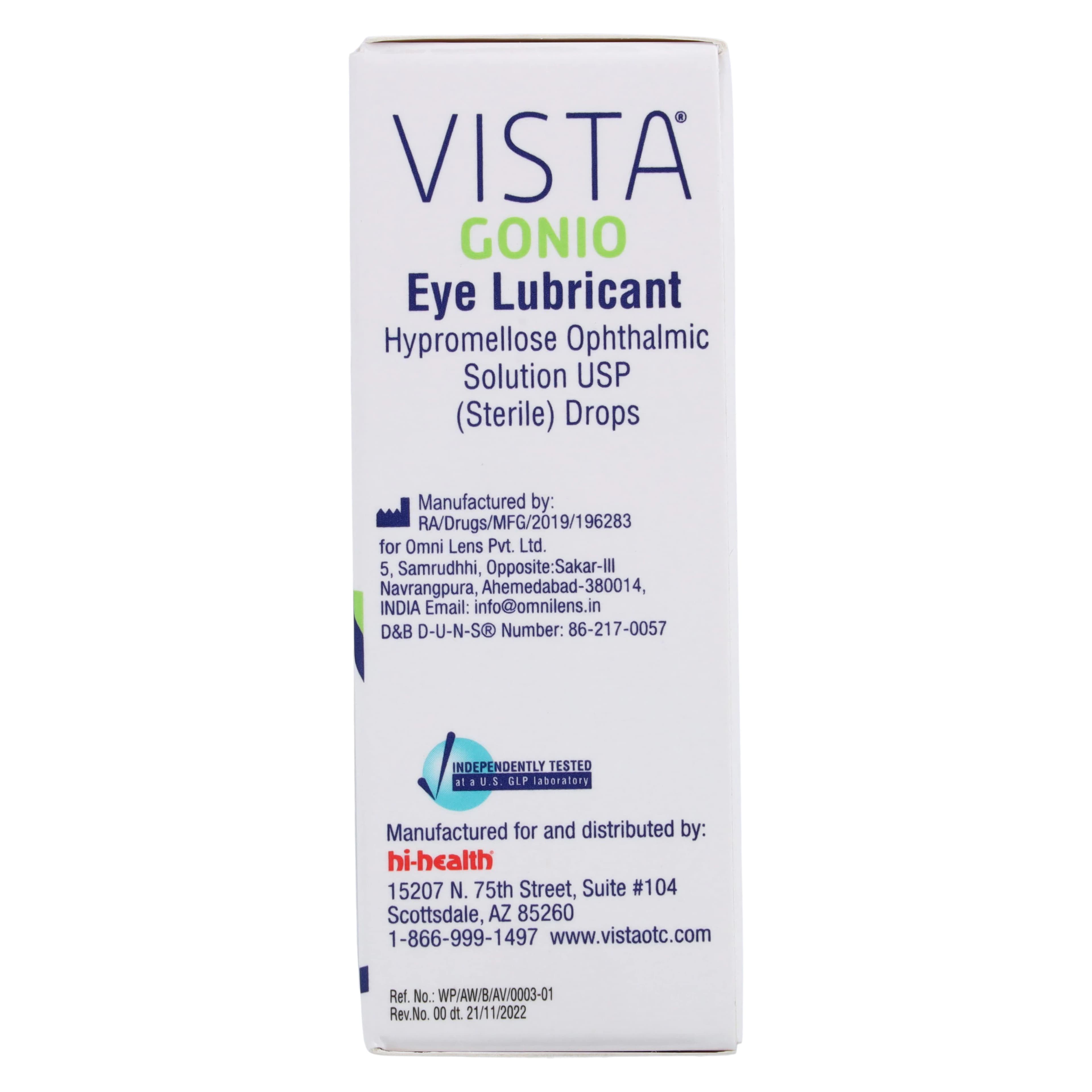Hypromellose Ophthalmic Solution 2.5%, 15 mL Bottle, Hub Pharmaceuticals thumbnail 6