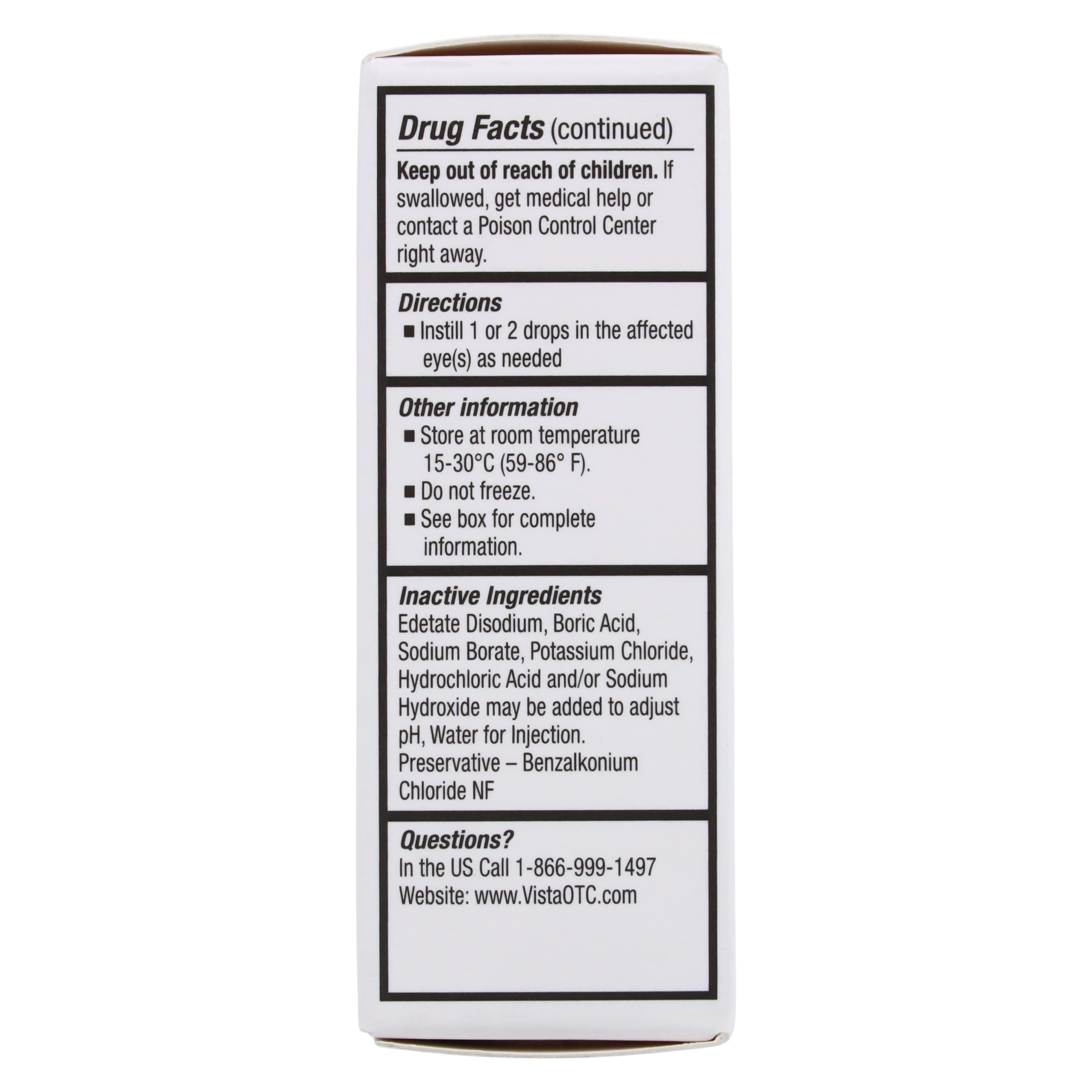 Hypromellose Ophthalmic Solution 2.5%, 15 mL Bottle, Hub Pharmaceuticals thumbnail 8