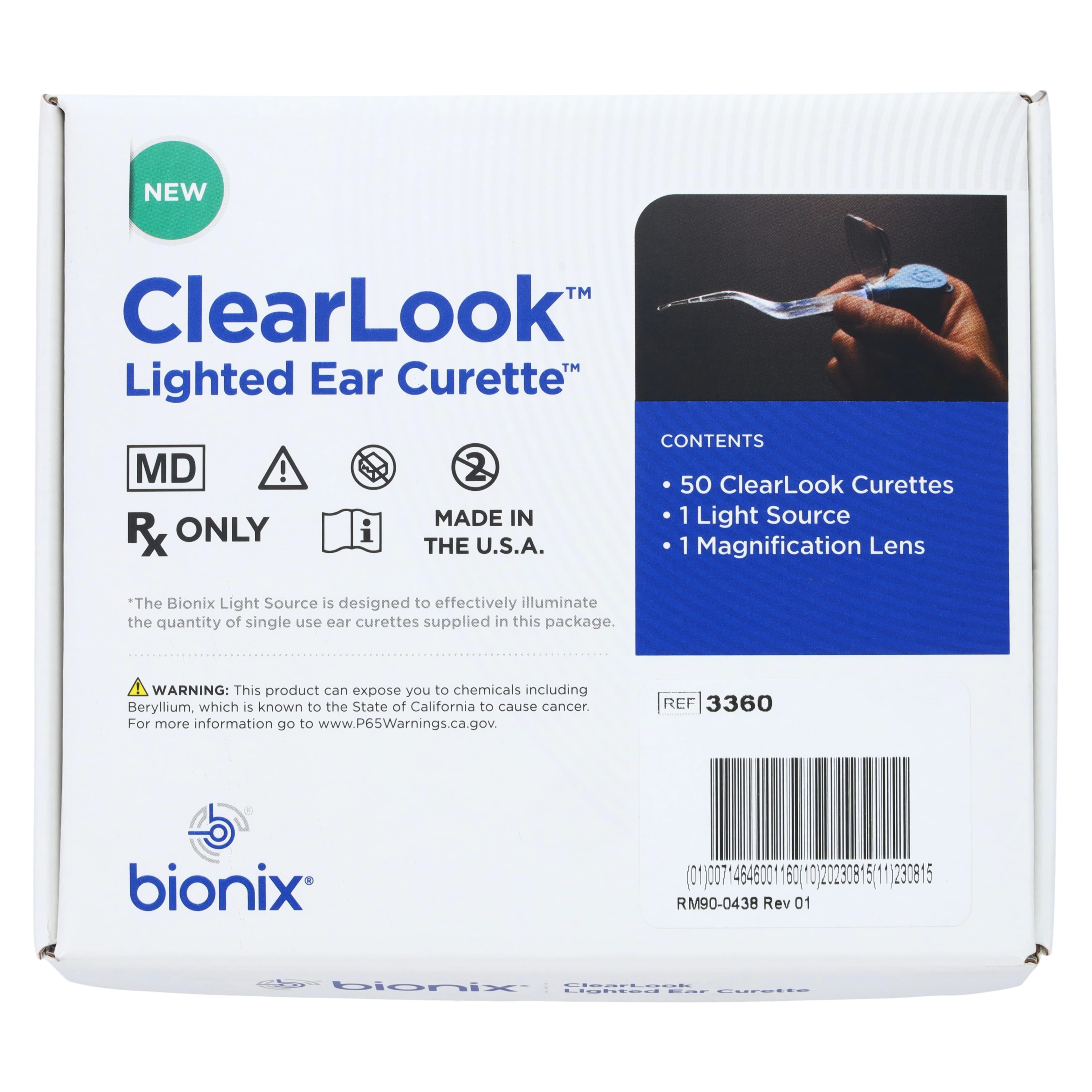 Bionix ClearLook Ear Curette, Infant Scoop, Non-Sterile, Disposable, 50/Box thumbnail 3