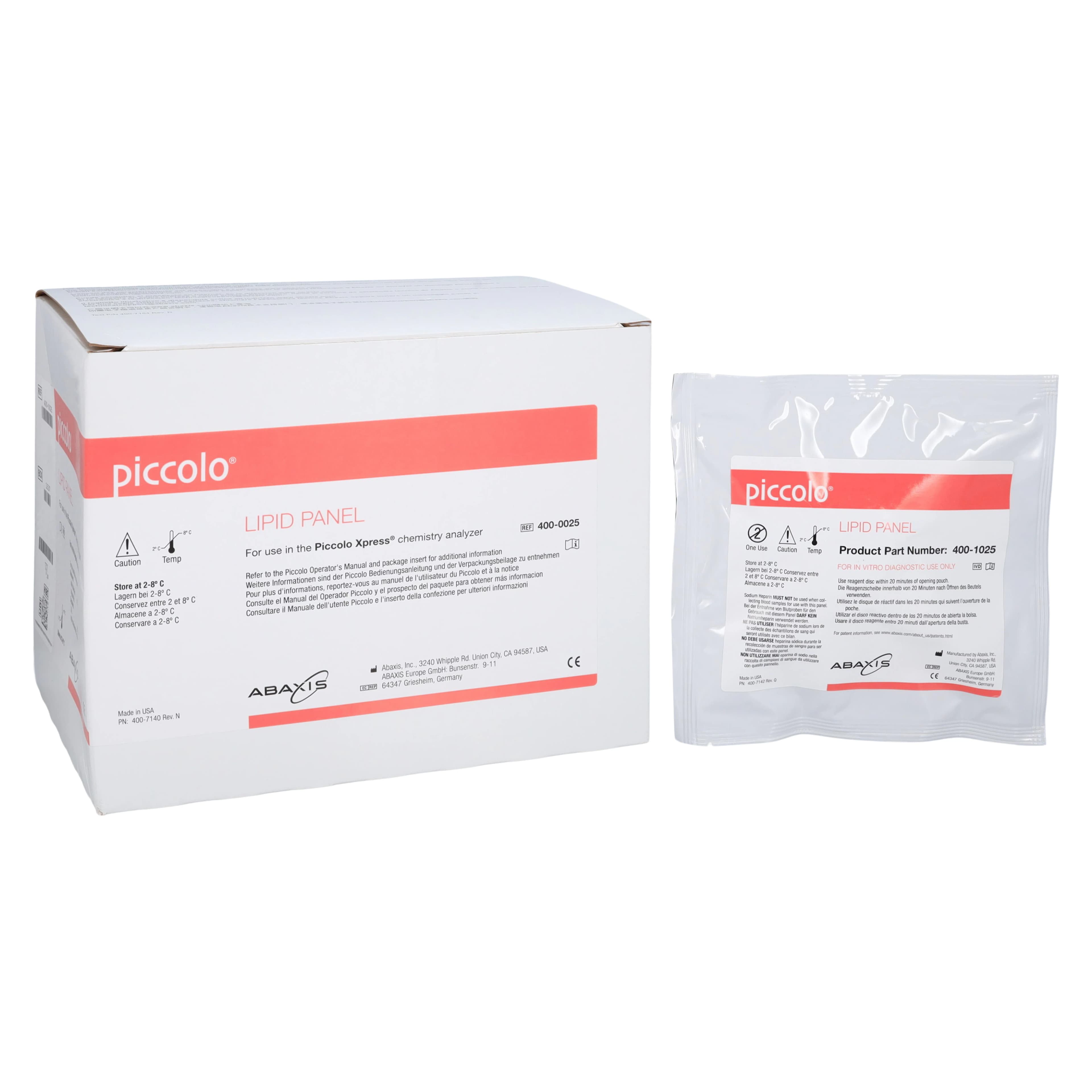 Abaxis Piccolo Xpress Lipid Panel Reagent Disc, CLIA Waived, 10/Box, 400-0025 thumbnail 2