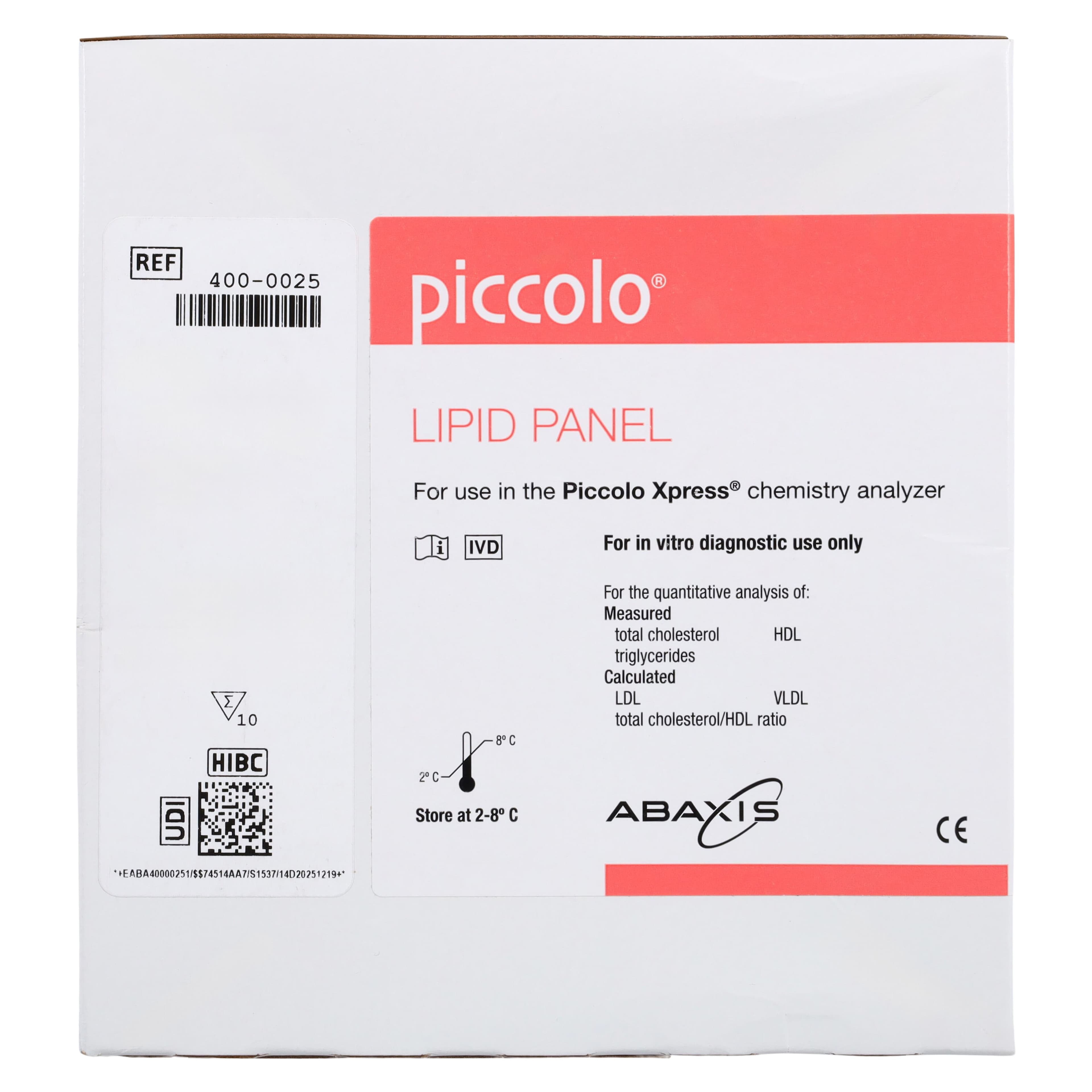Abaxis Piccolo Xpress Lipid Panel Reagent Disc, CLIA Waived, 10/Box, 400-0025 thumbnail 4