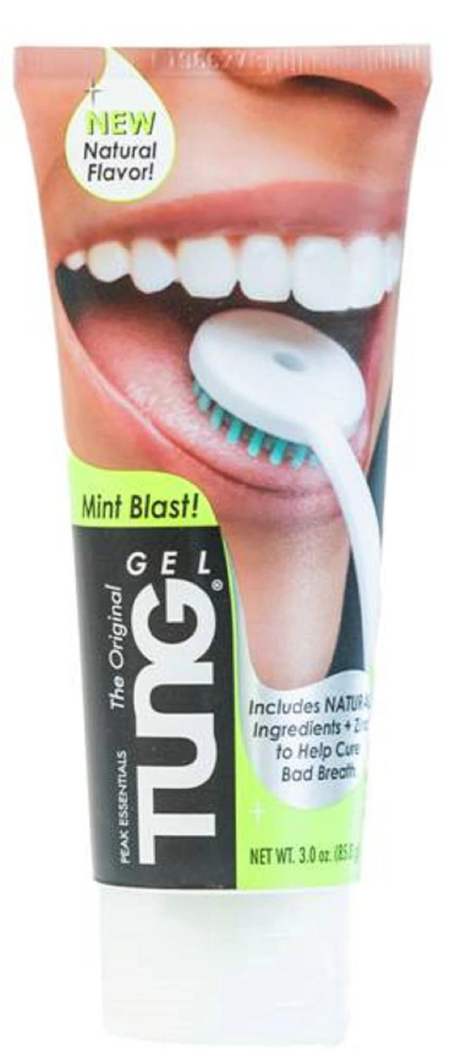 TUNG Gel Natural Mint Blast Tongue Cleaner, 3 oz Tube, 24/Case - Tung Gel Natural Mint Blast - Image 1