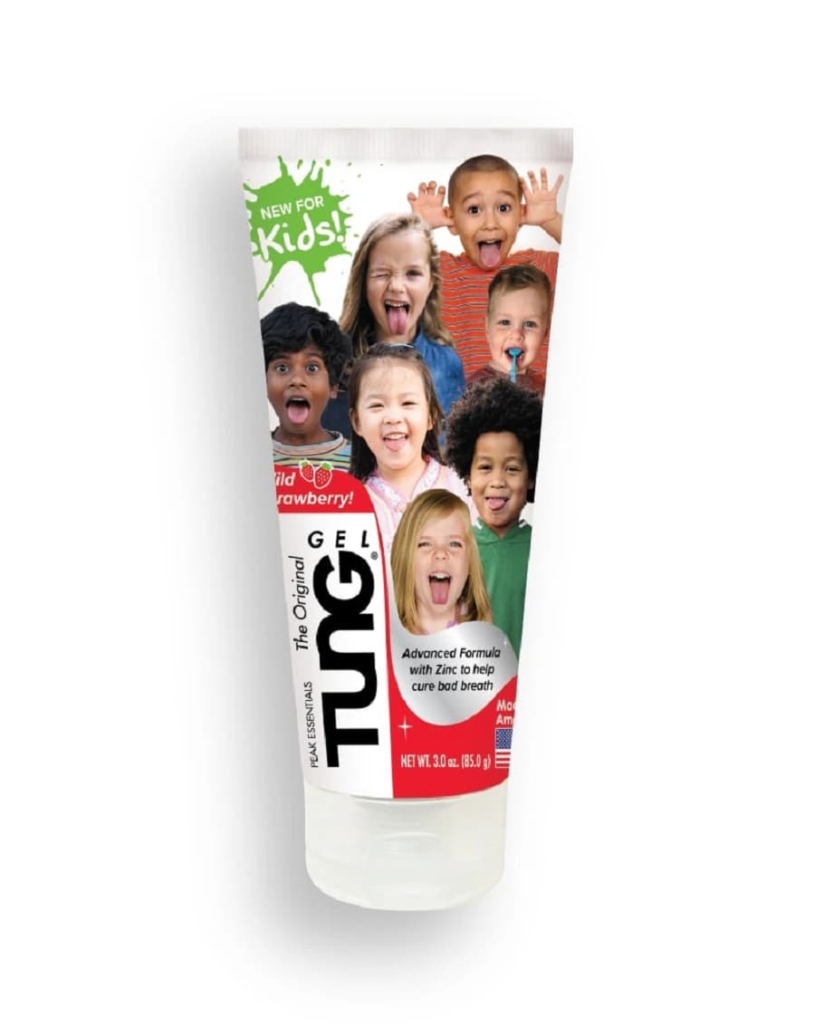 Tung Gel Kids Strawberry Tongue Cleaner, 3.0 oz Tube, 24/Case - Tung Gel Kids Strawberry - Image 1