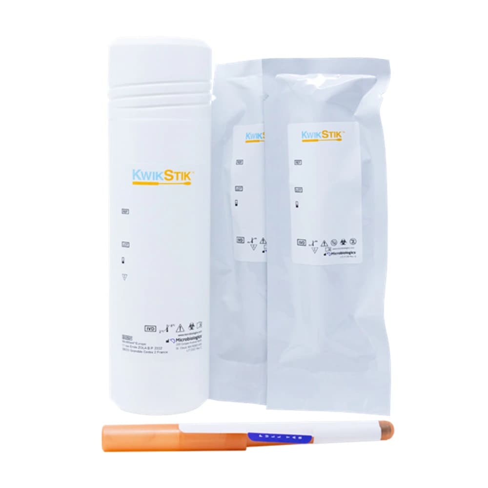 Microbiologics KWIK-STIK Candida auris Quality Control Organism/Swab Kit, 2/Box - Candida Auris Kwik-Stik - Image 1