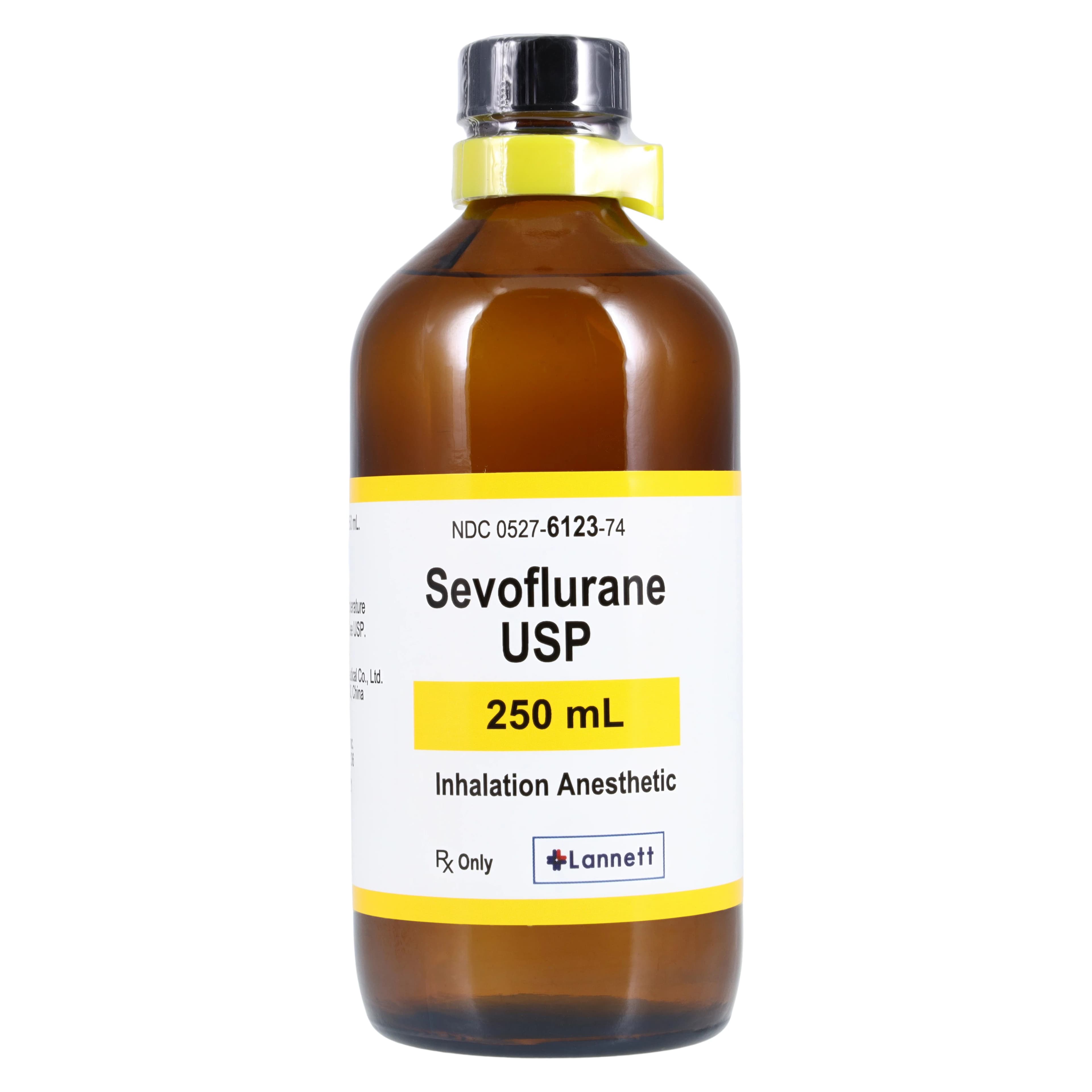Sevoflurane Inhalation Liquid 100%, 250 mL Bottle, Lannett thumbnail 2