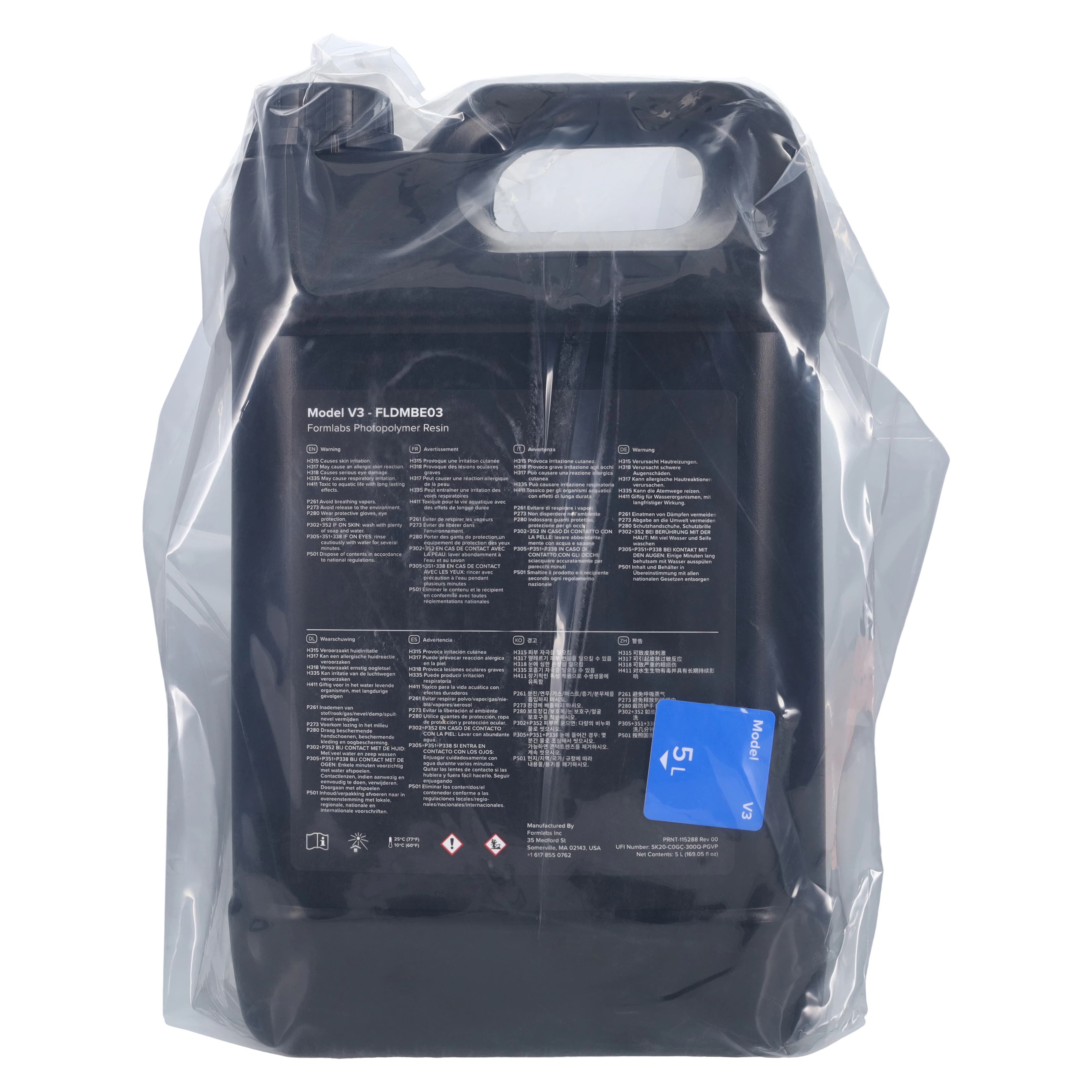 Formlabs Model V3 Resin 5 Liter Cartridge thumbnail 3