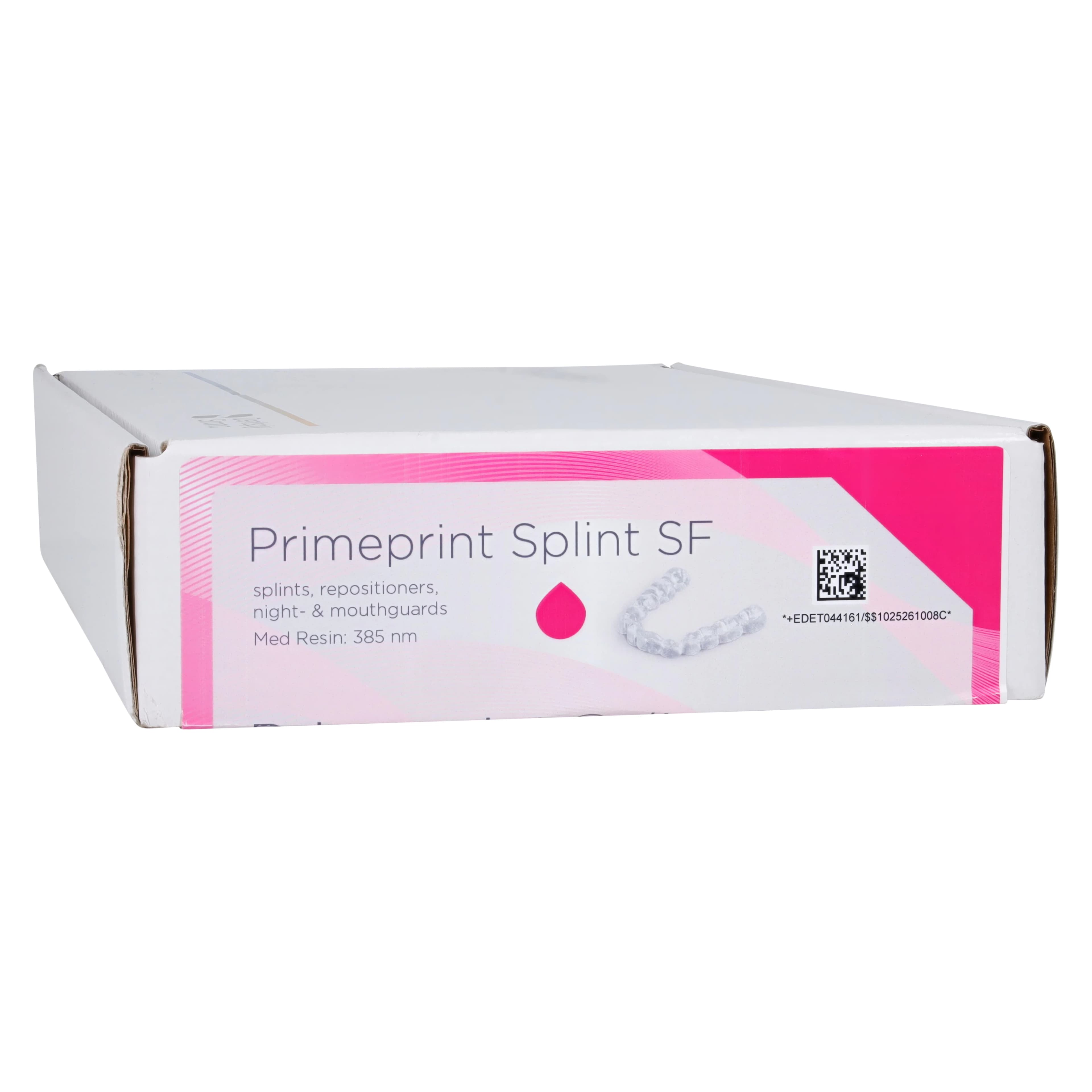 Sirona Primeprint Splint SF Resin Cartridge, 1 kg, Clear-Transparent, Material Unit Type S Compatible - Primeprint Splint SF - Image 1