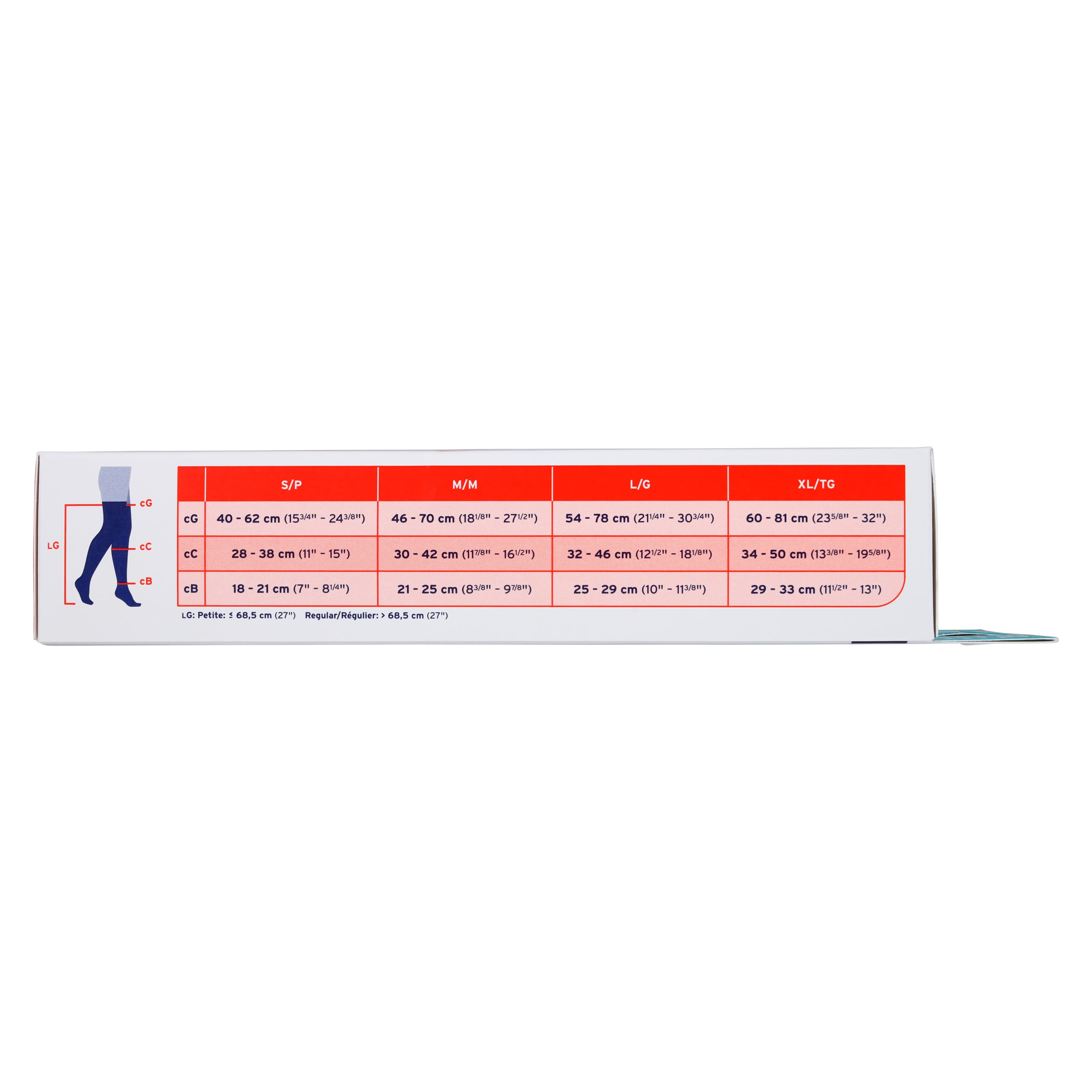Jobst Relief Compression Stocking, Thigh High, Open Toe, Small, 20-30 mmHg, Black thumbnail 4