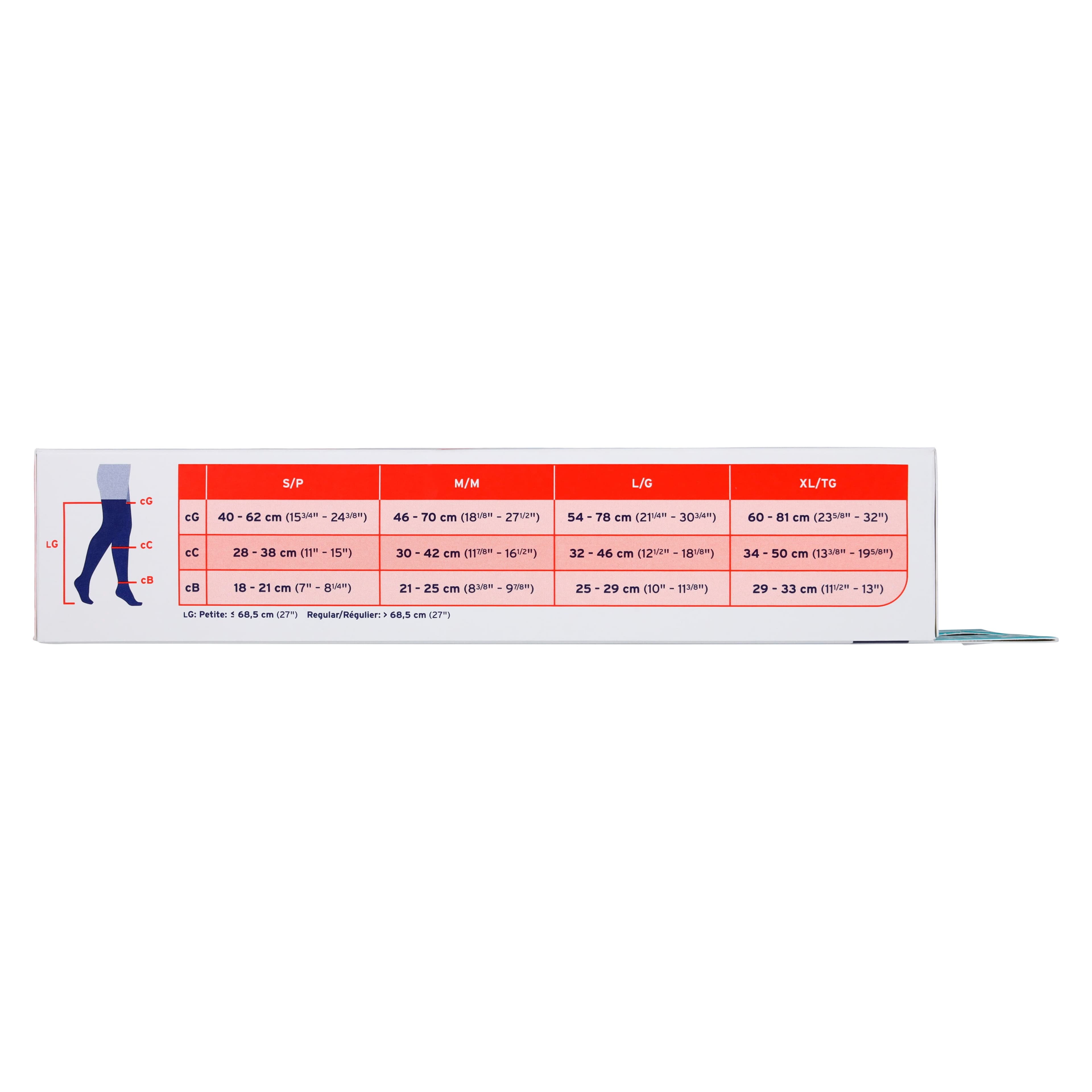 Jobst Relief Compression Stocking, Thigh High, Open Toe, Large, 20-30 mmHg, Black thumbnail 4