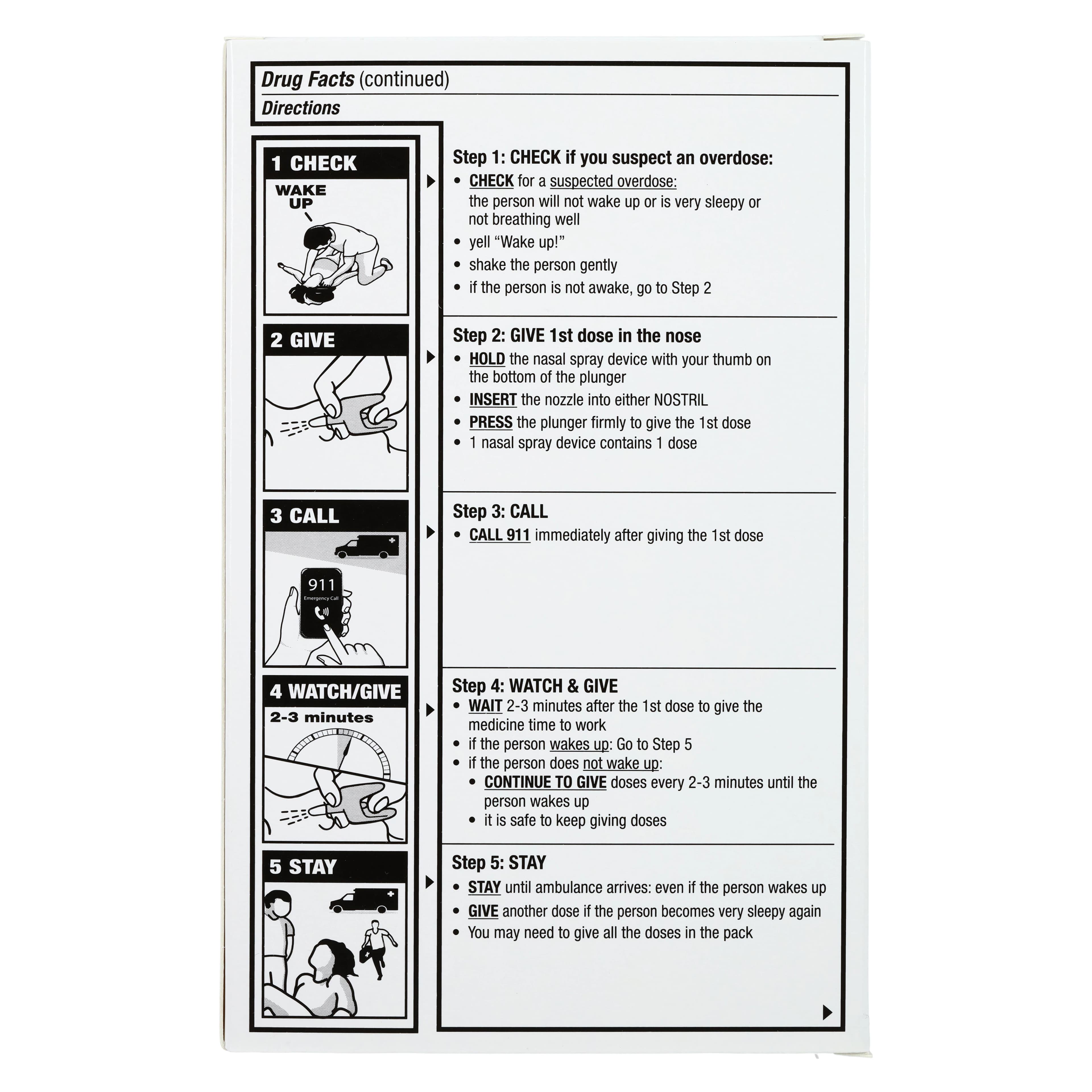 Naloxone HCl Nasal Spray OTC, 4mg/0.1mL, 2/Box thumbnail 4