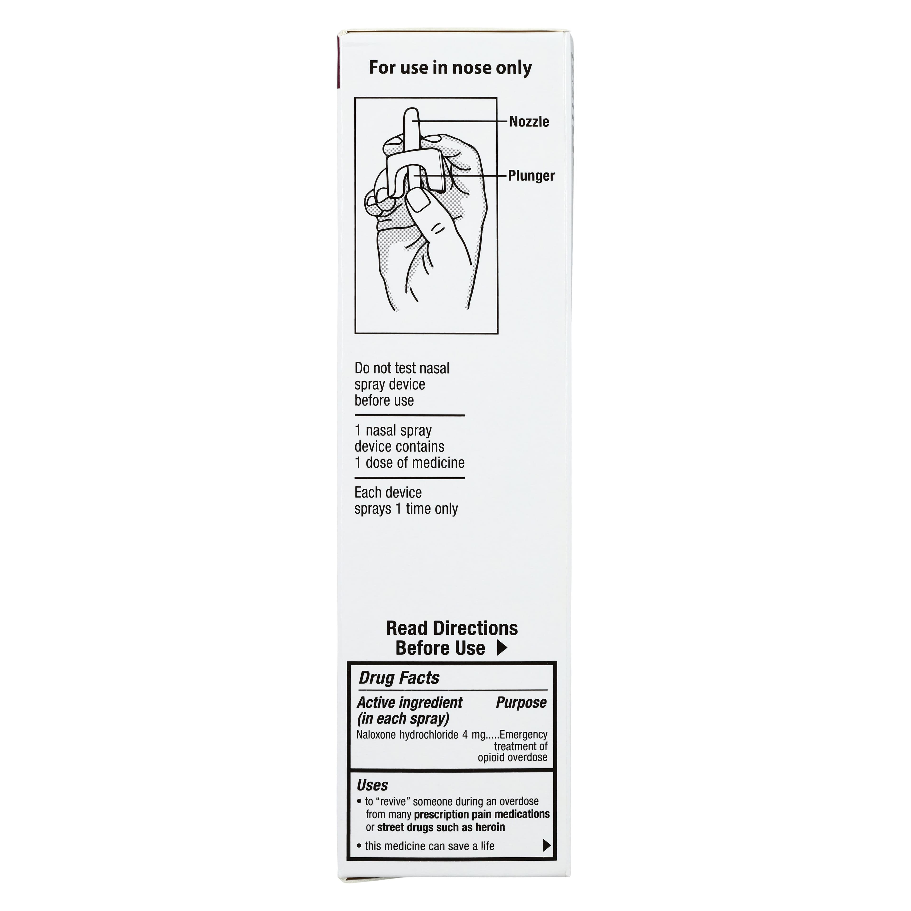 Naloxone HCl Nasal Spray OTC, 4mg/0.1mL, 2/Box thumbnail 5