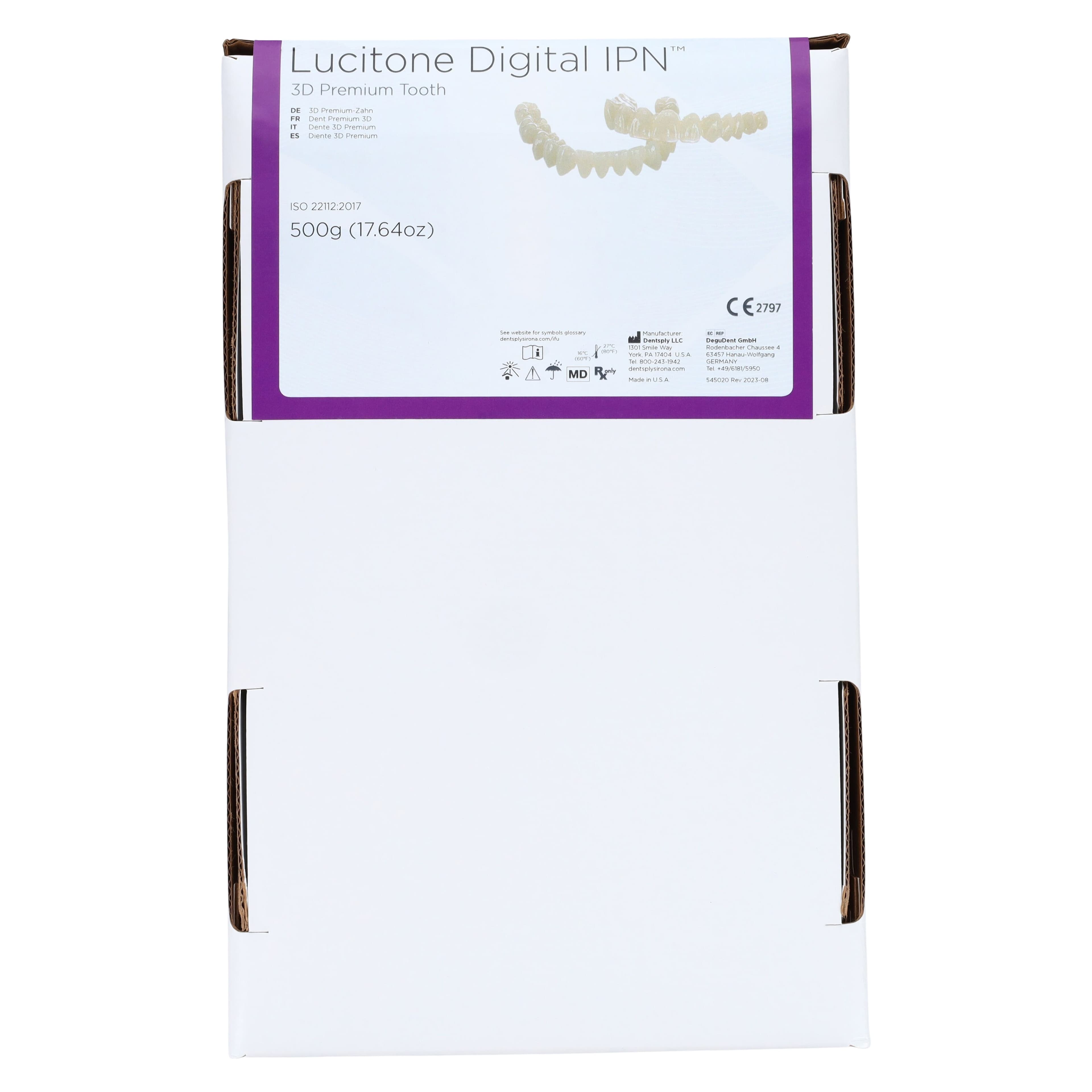 Lucitone Digital IPN Premium Tooth Resin A1, 500ml Cartridge thumbnail 2
