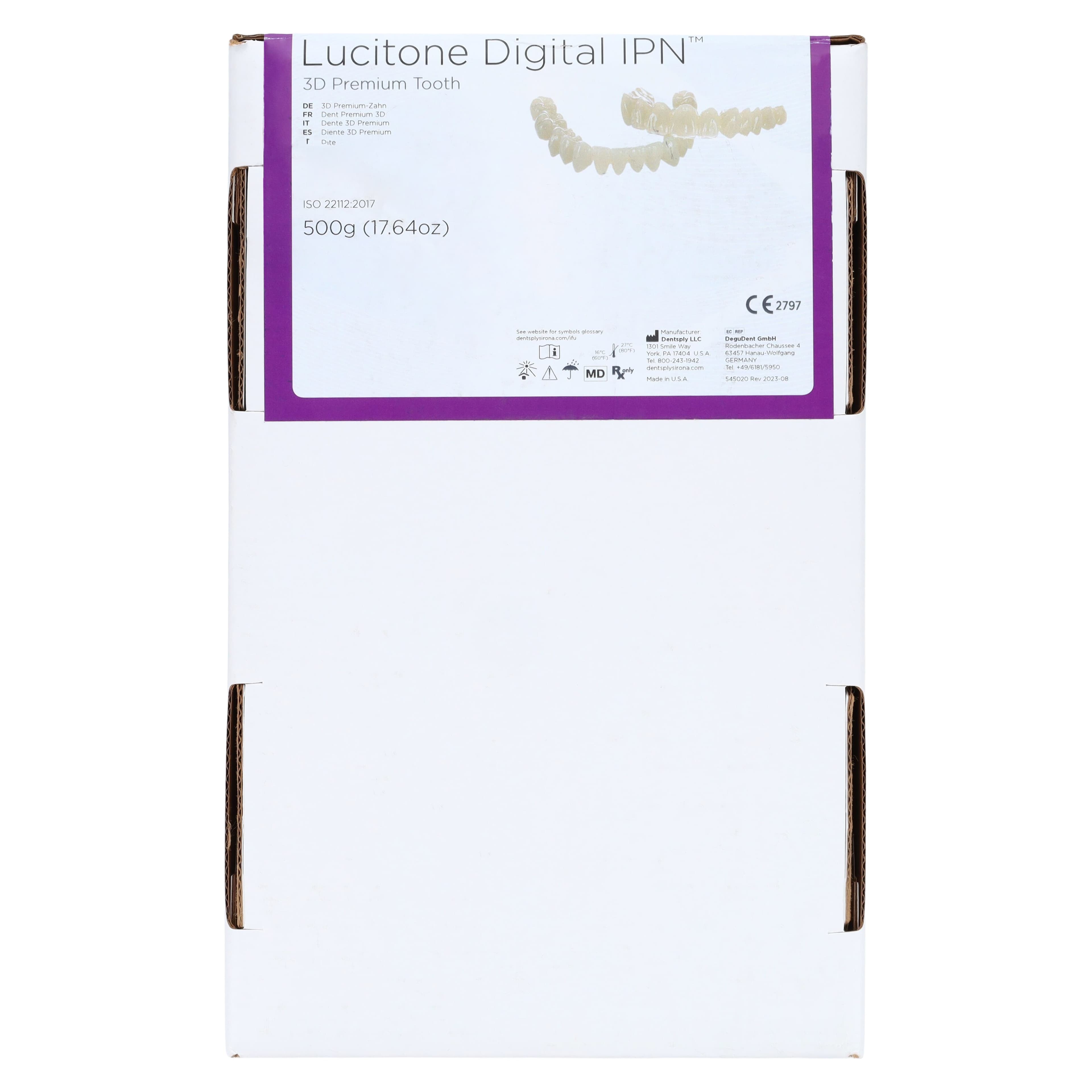 Lucitone Digital IPN Premium Tooth Resin A2, 500ml Cartridge thumbnail 2